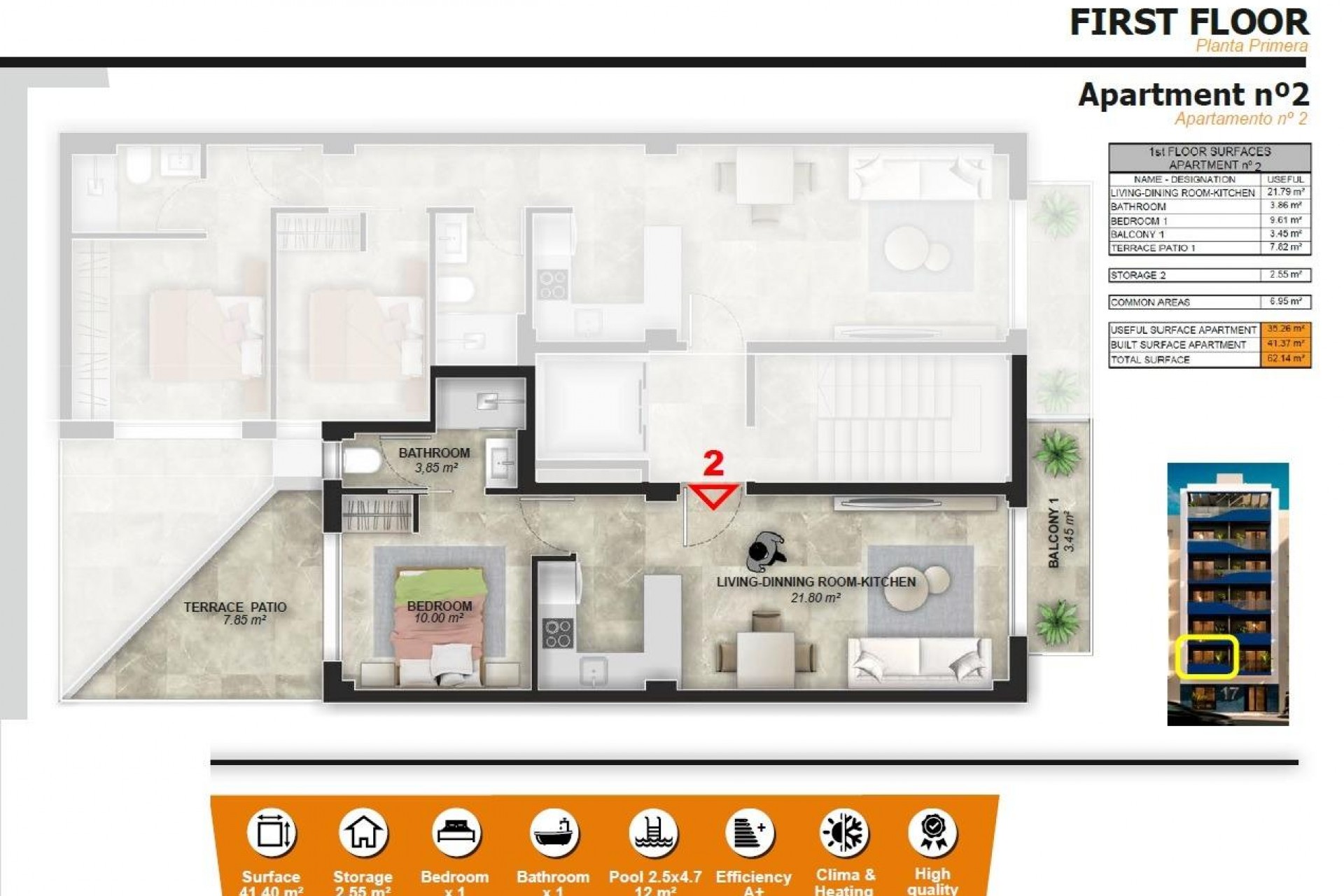 Neue Gebäude - Apartment -
Torrevieja - Playa del Acequión