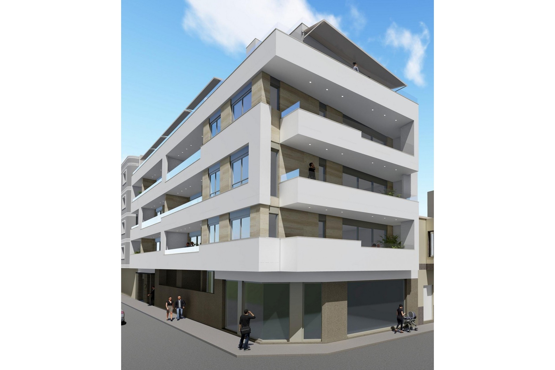 Neue Gebäude - Apartment -
Torrevieja - Playa del Cura