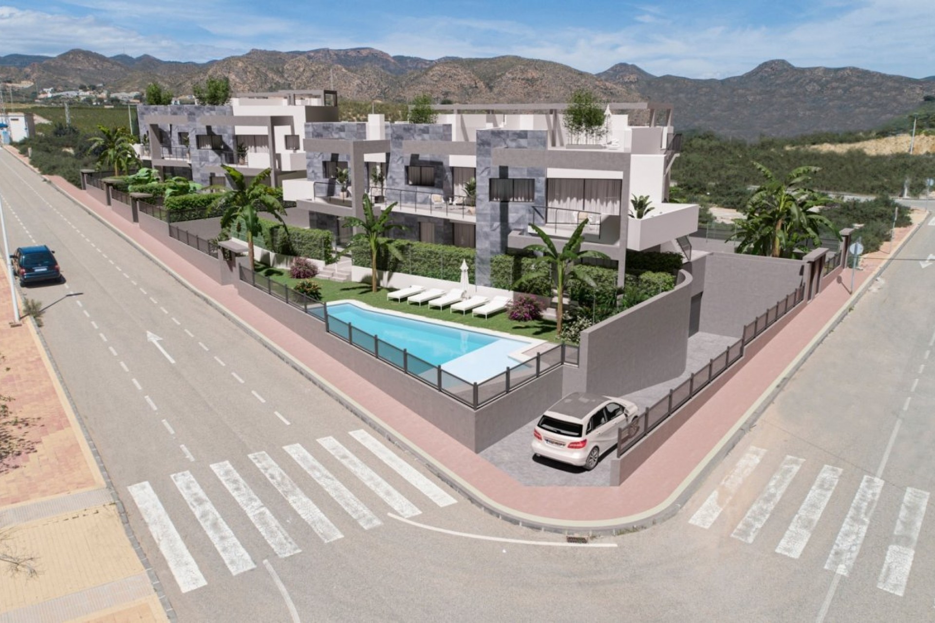 Neue Gebäude - Bungalow -
Puerto de mazarron - El Alamillo