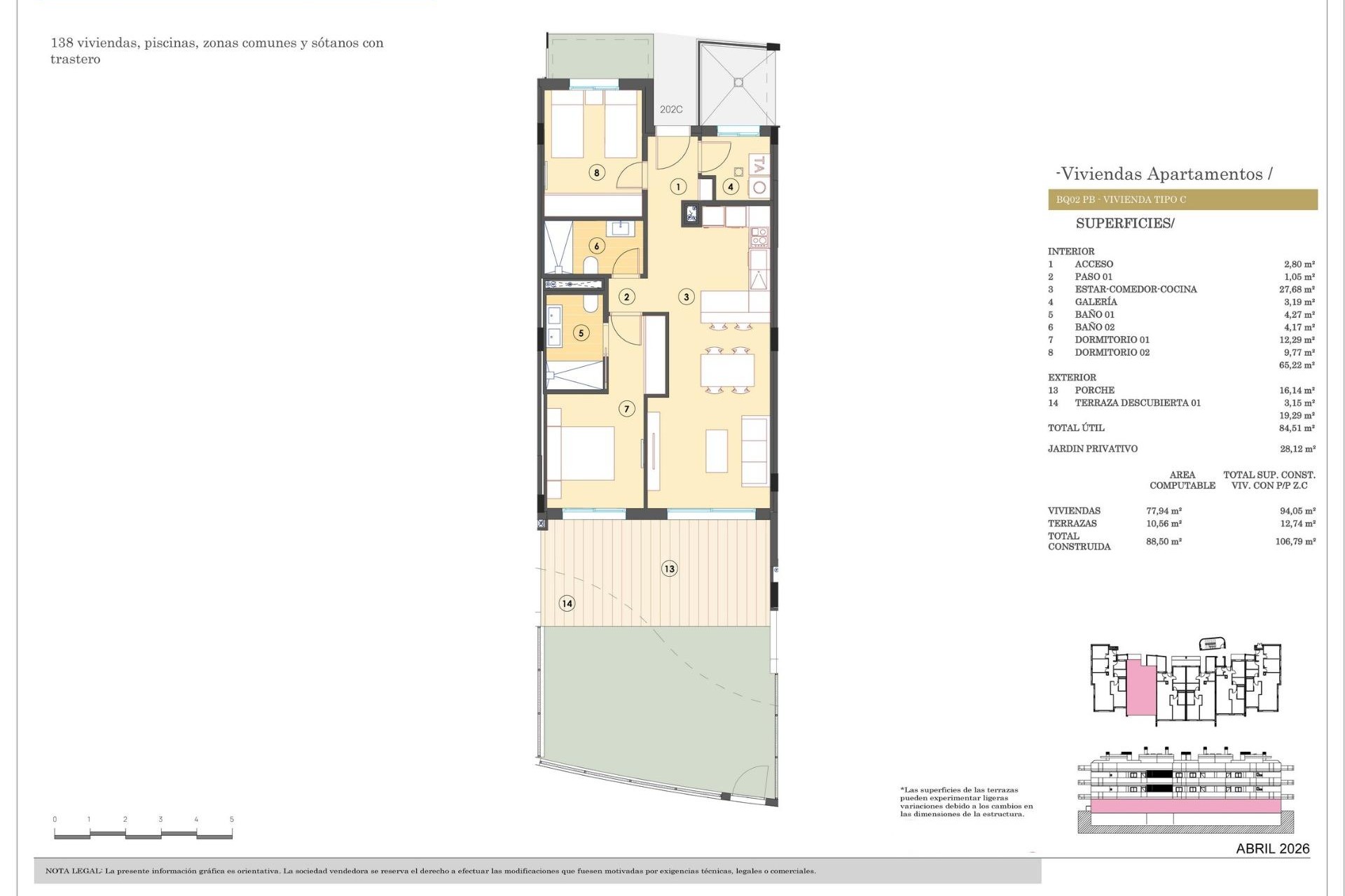 Neue Gebäude - Ground floor apartment -
Finestrat