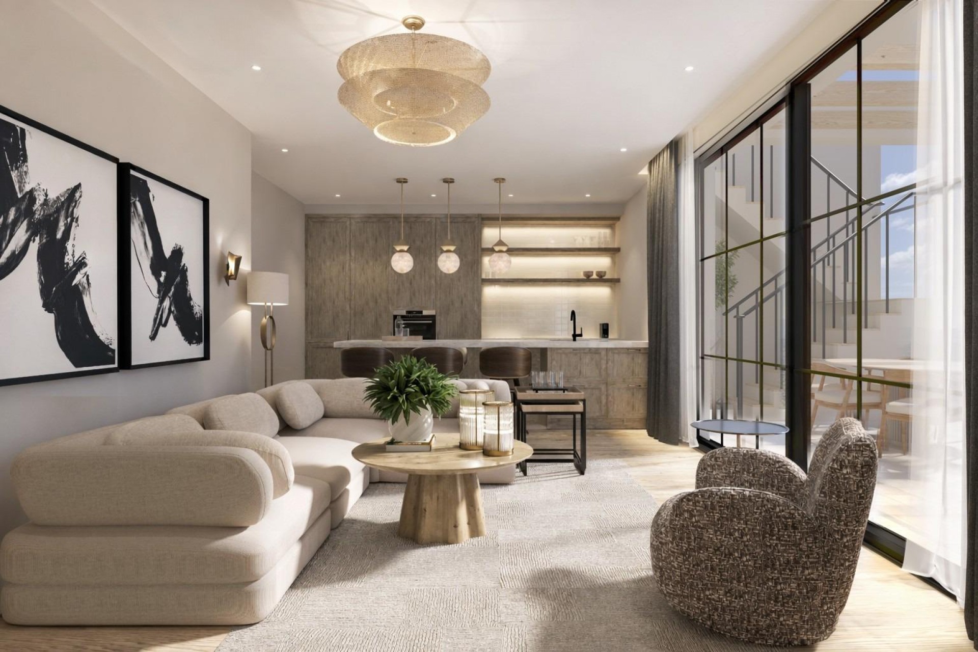 Neue Gebäude - Ground floor apartment -
Monda
