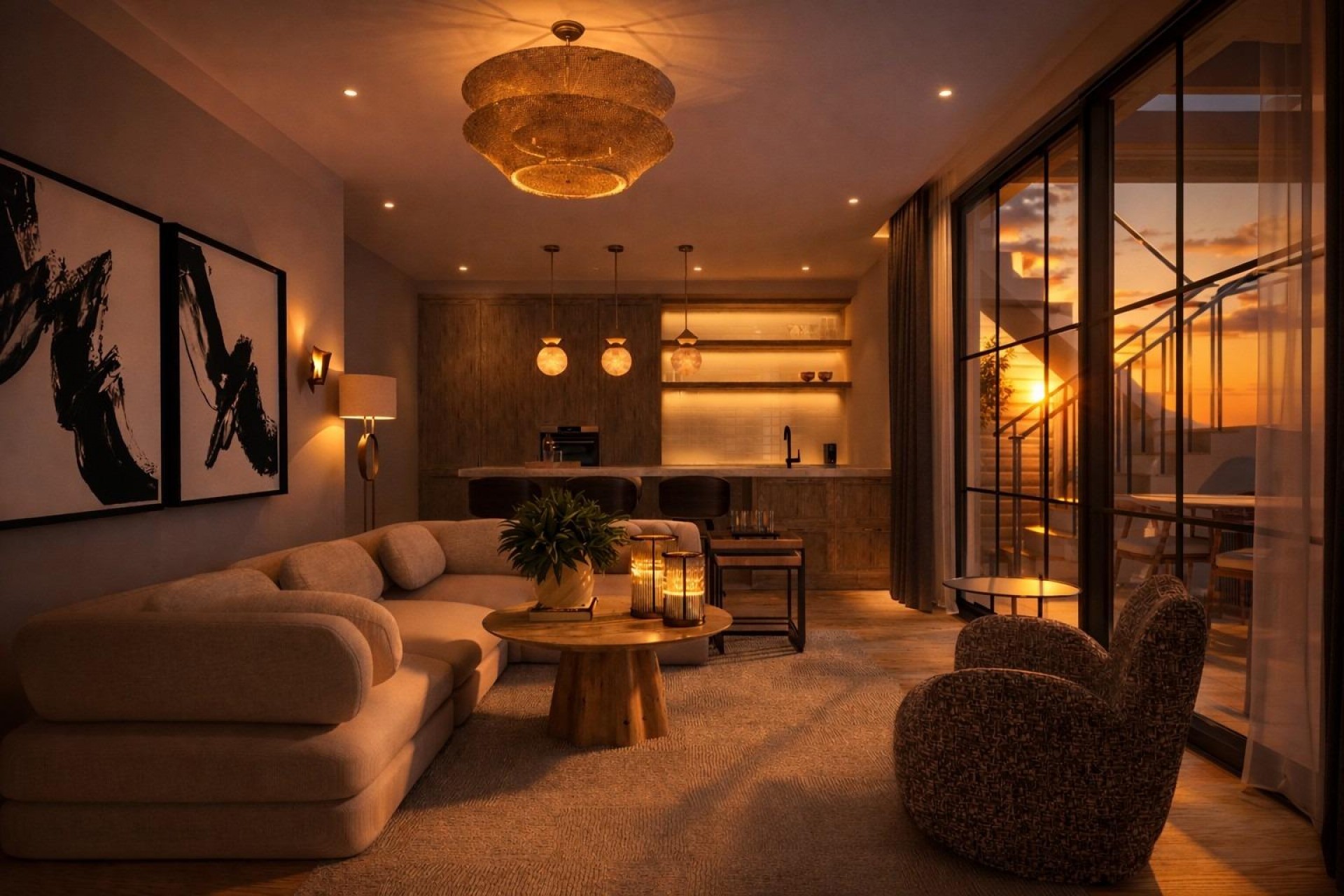 Neue Gebäude - Ground floor apartment -
Monda