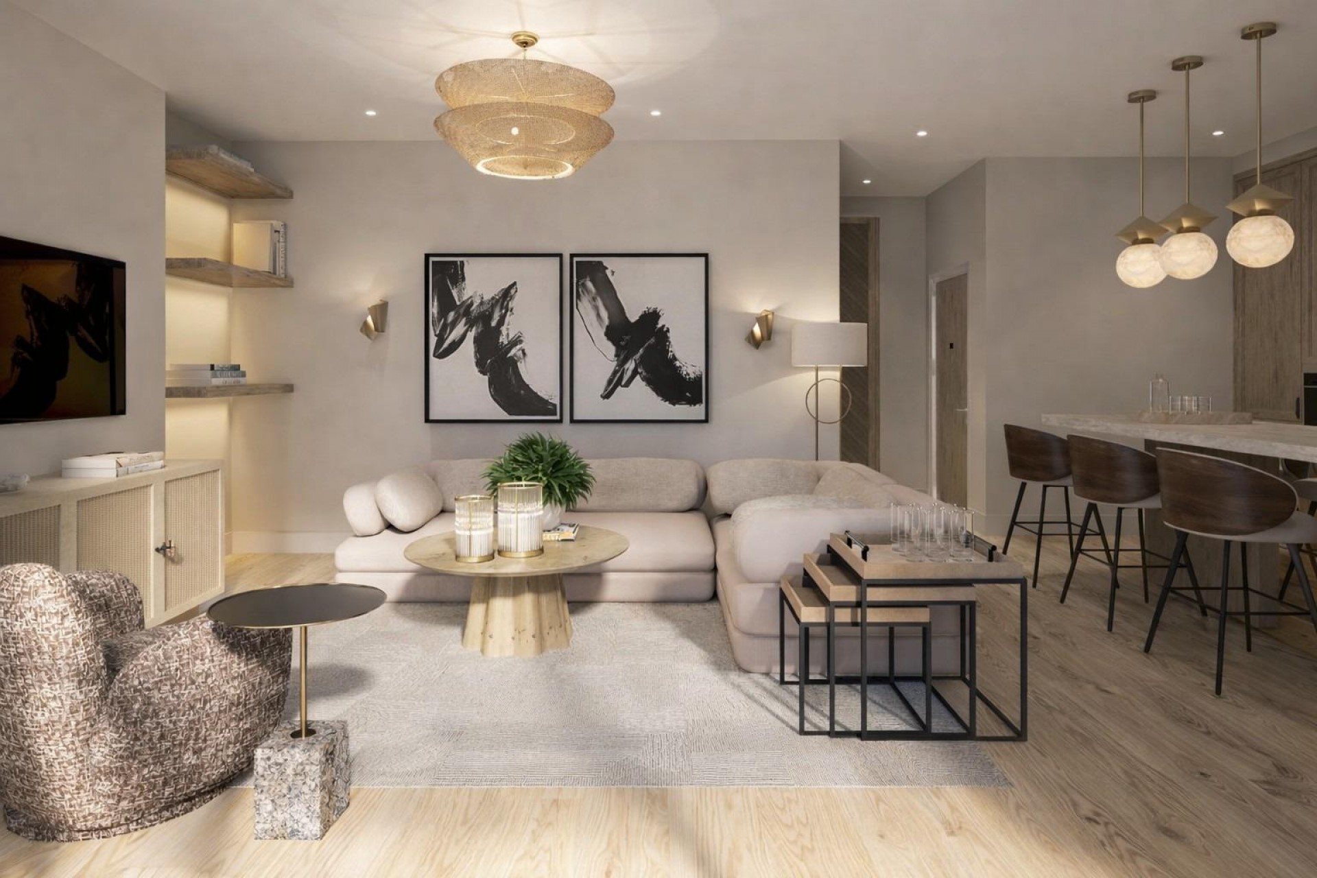 Neue Gebäude - Ground floor apartment -
Monda