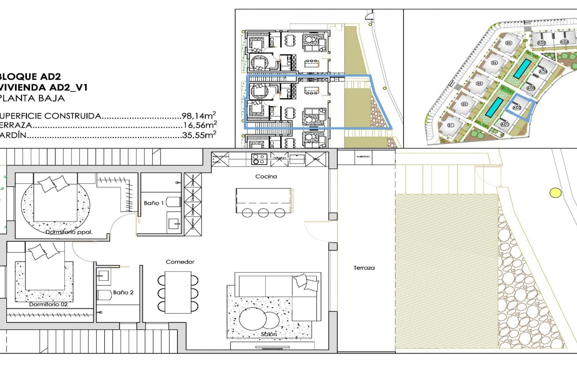 Neue Gebäude - Ground Floor Bungalow -
Torre Pacheco
