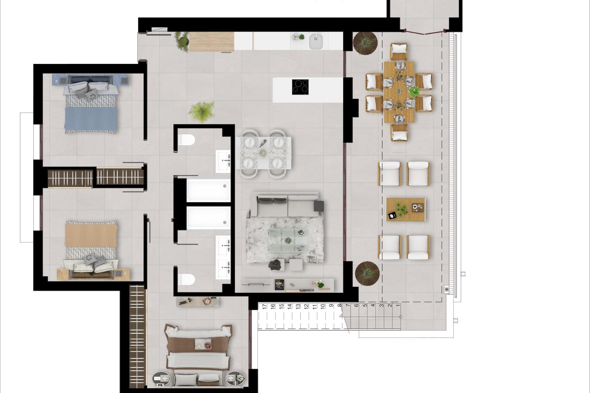 Neue Gebäude - Penthouse -
Istán - Cerros De Los Lagos