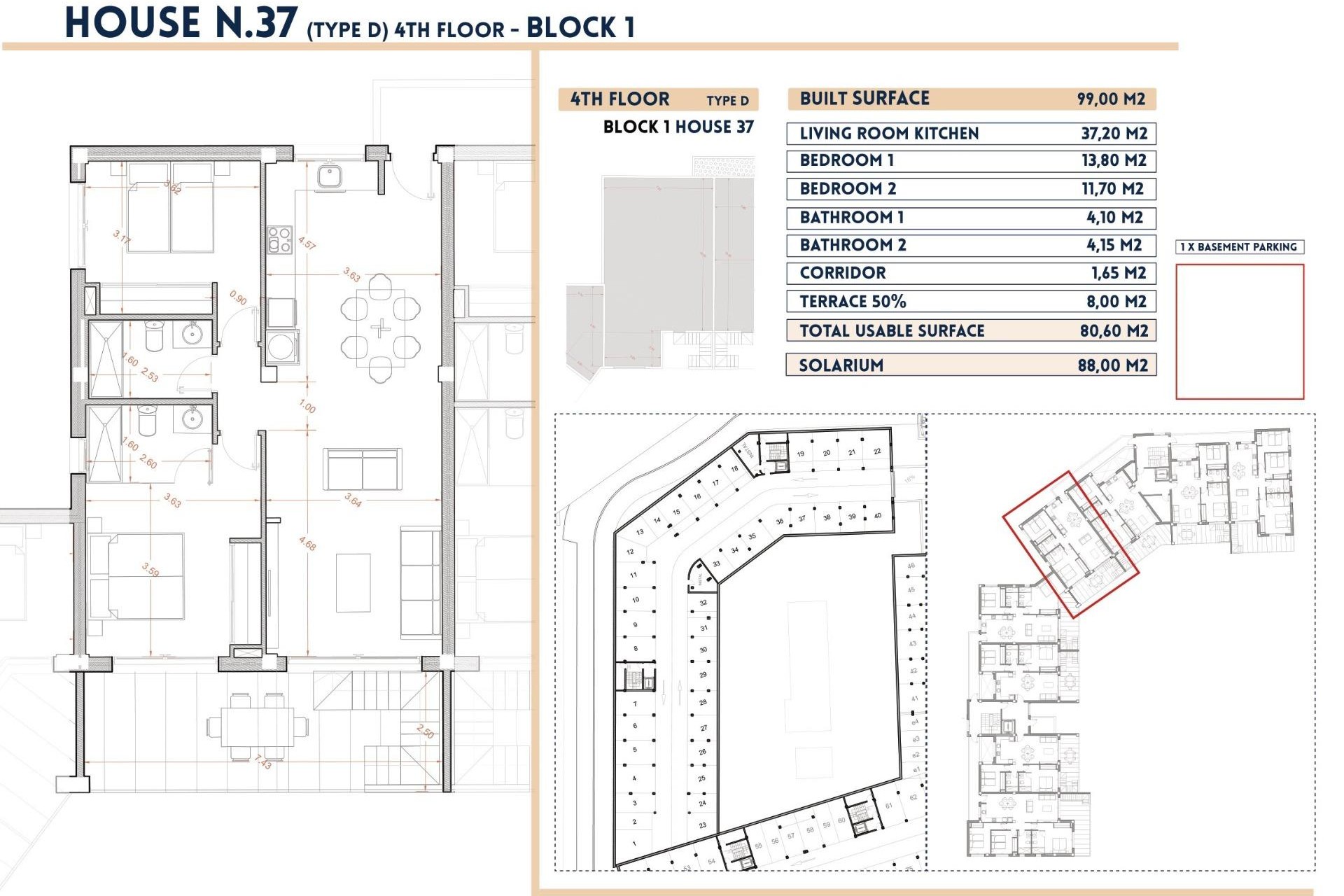 Neue Gebäude - Penthouse -
Los Alcazares - Euro Roda