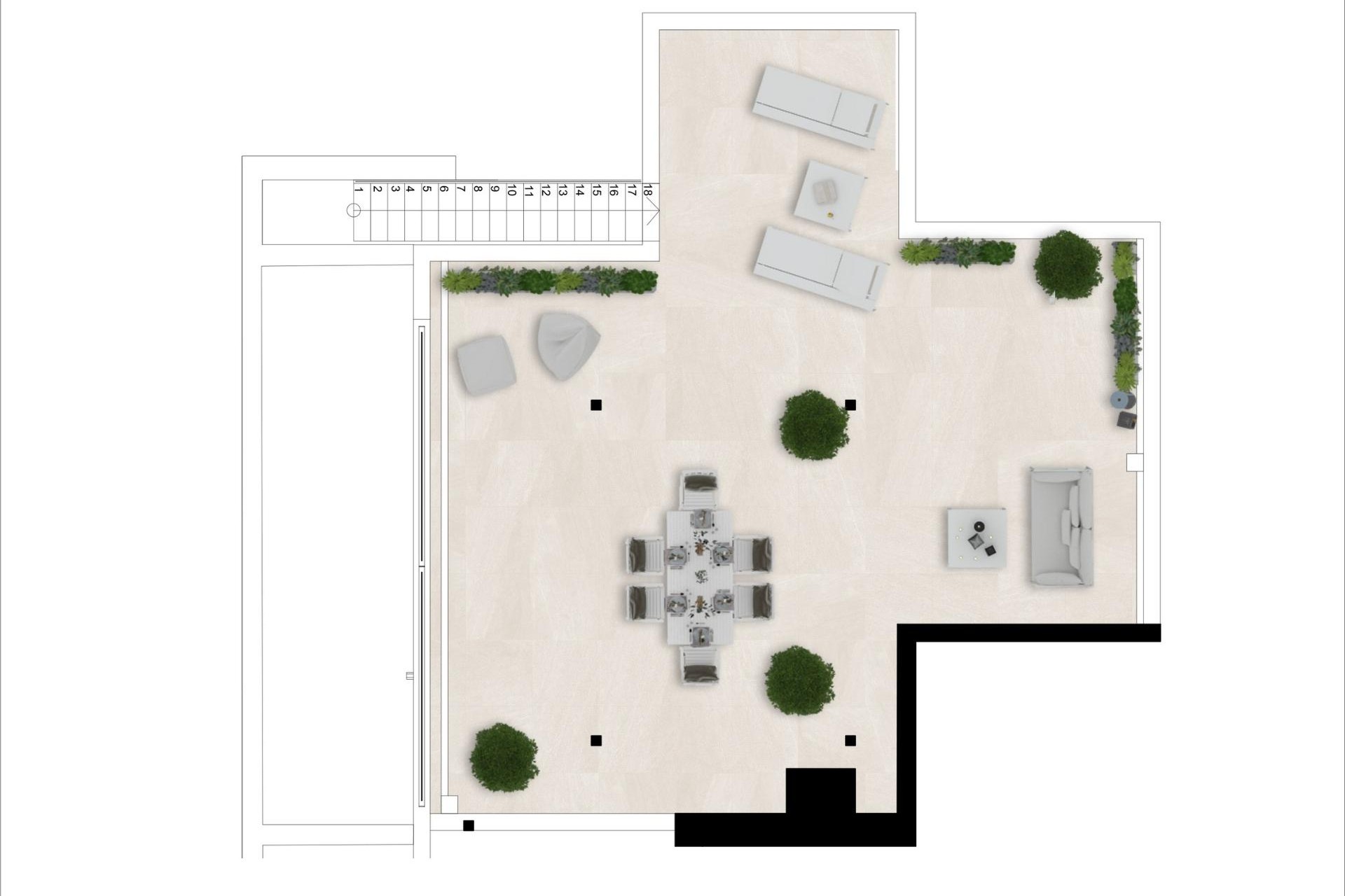 Neue Gebäude - Penthouse -
Mijas - Calanova