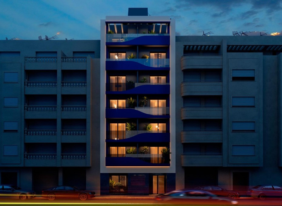 Neue Gebäude - Penthouse -
Torrevieja - Playa del Acequión