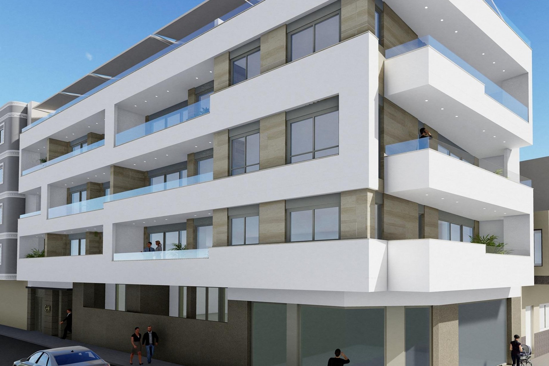 Neue Gebäude - Penthouse -
Torrevieja - Playa del Cura