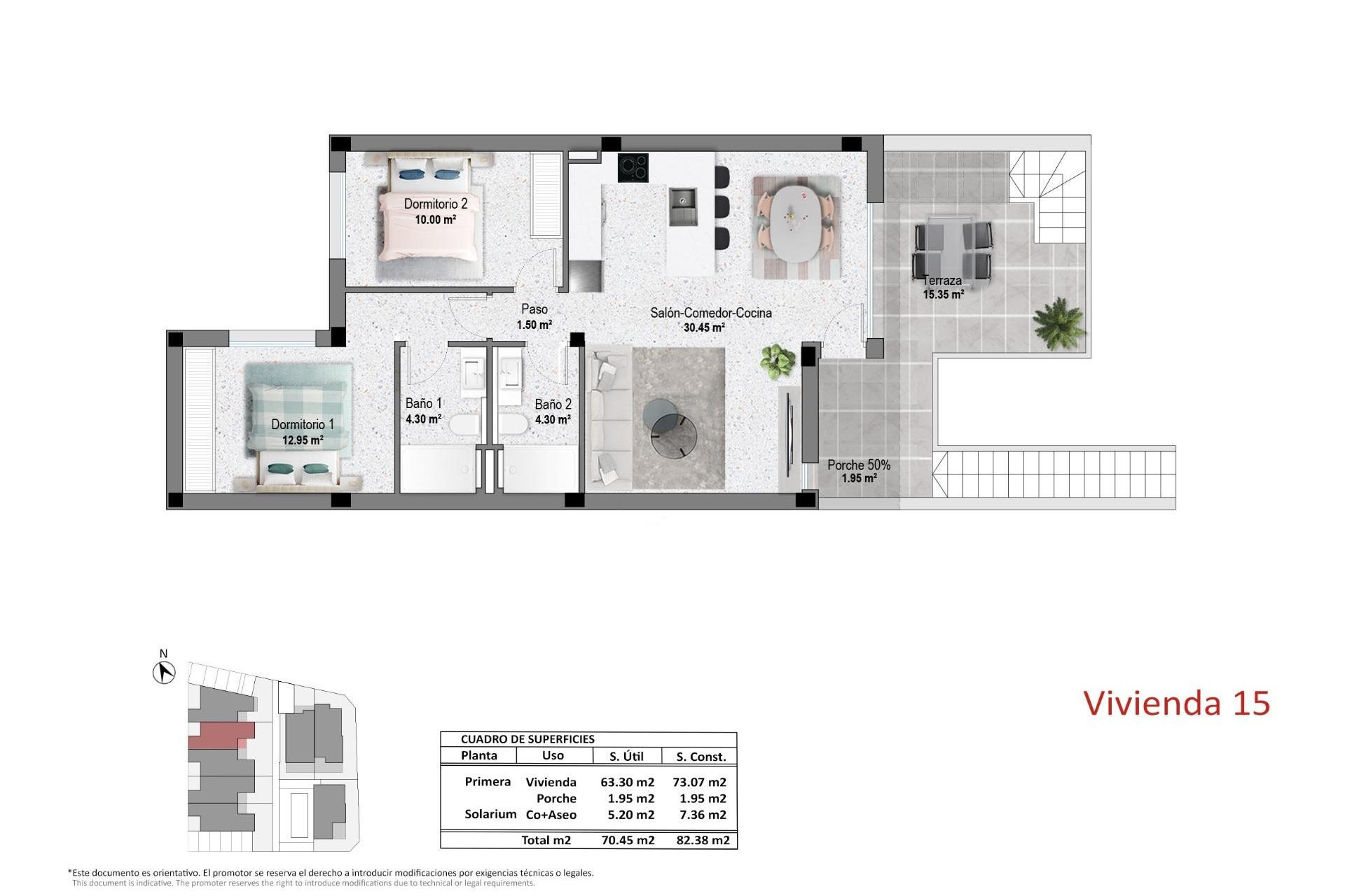 Neue Gebäude - Top Floor Bungalow -
Pilar de la Horadada