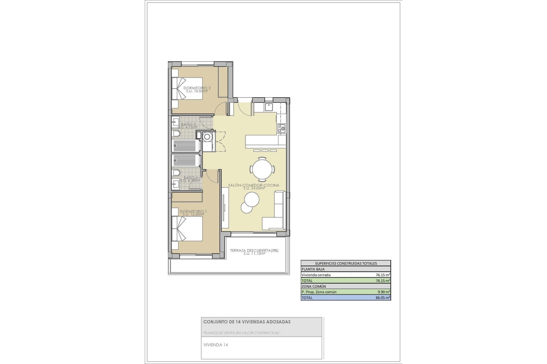Neue Gebäude - Top Floor Bungalow -
Rojales