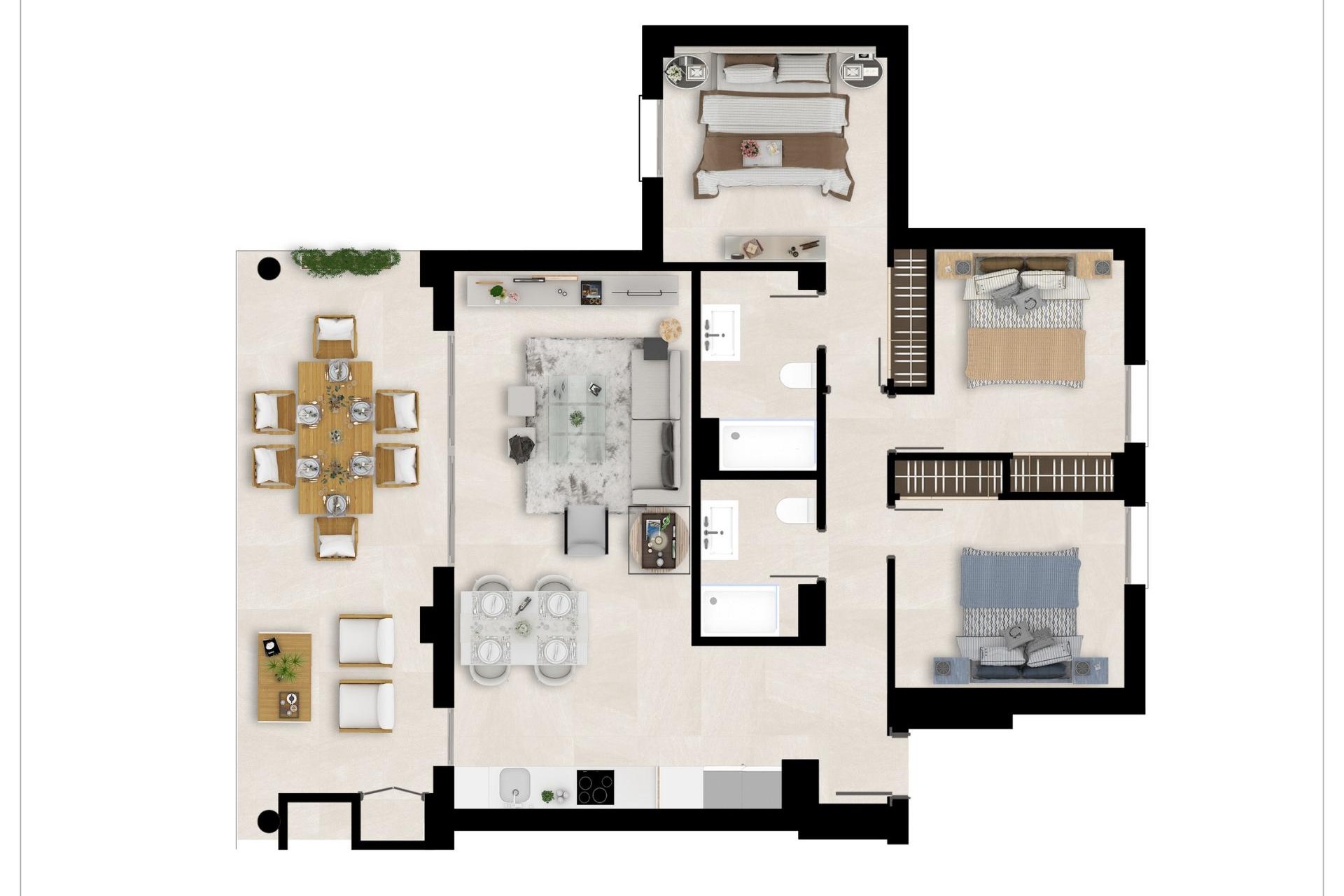 New Build - Apartment -
Mijas - Calanova