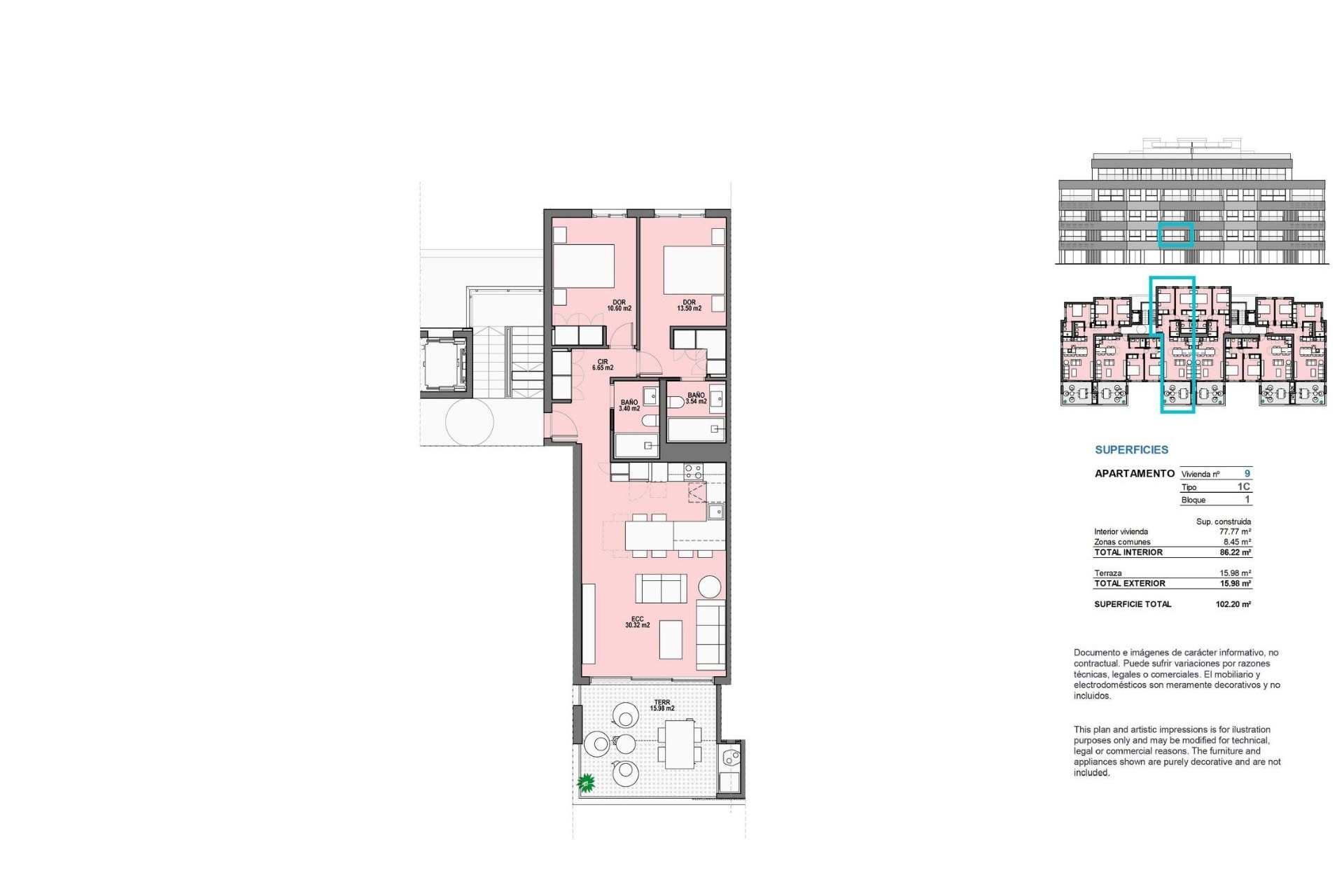 New Build - Apartment -
Torre Pacheco