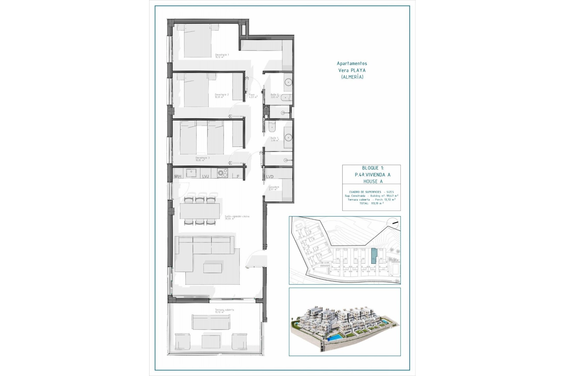 New Build - Apartment -
Vera - Pueblo Salinas
