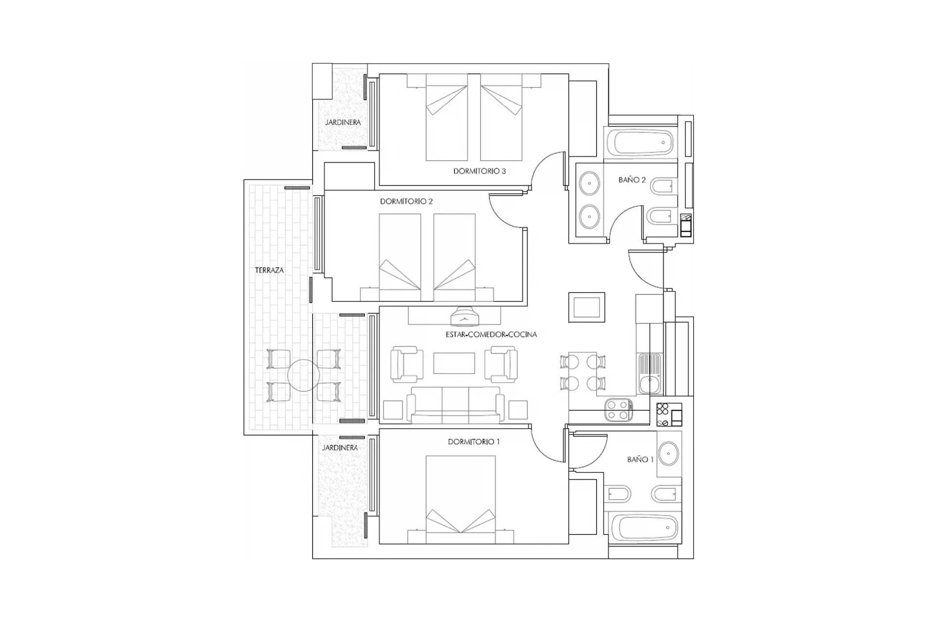 New Build - Apartment -
Vera
