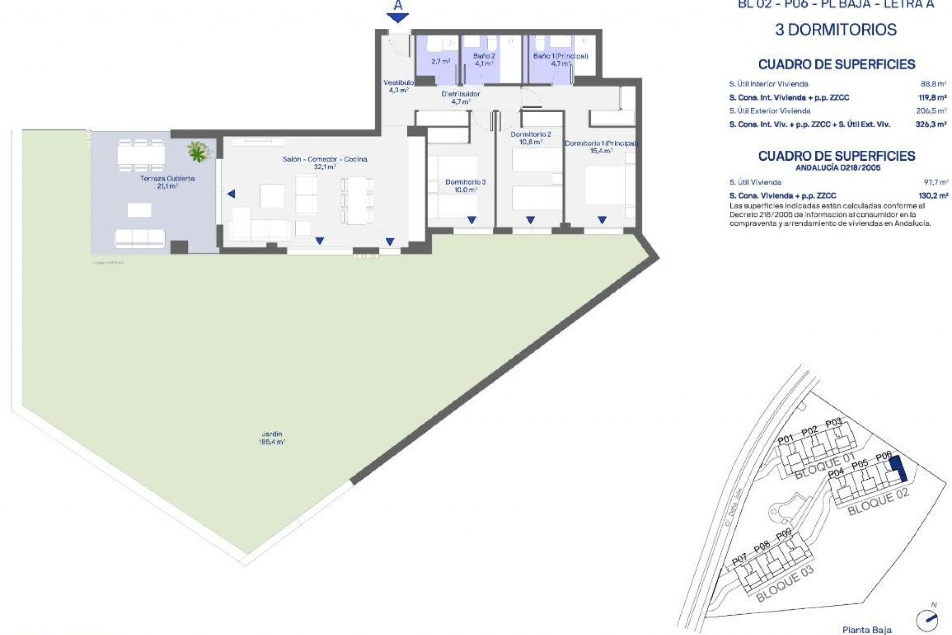 New Build - Ground floor apartment -
Casares