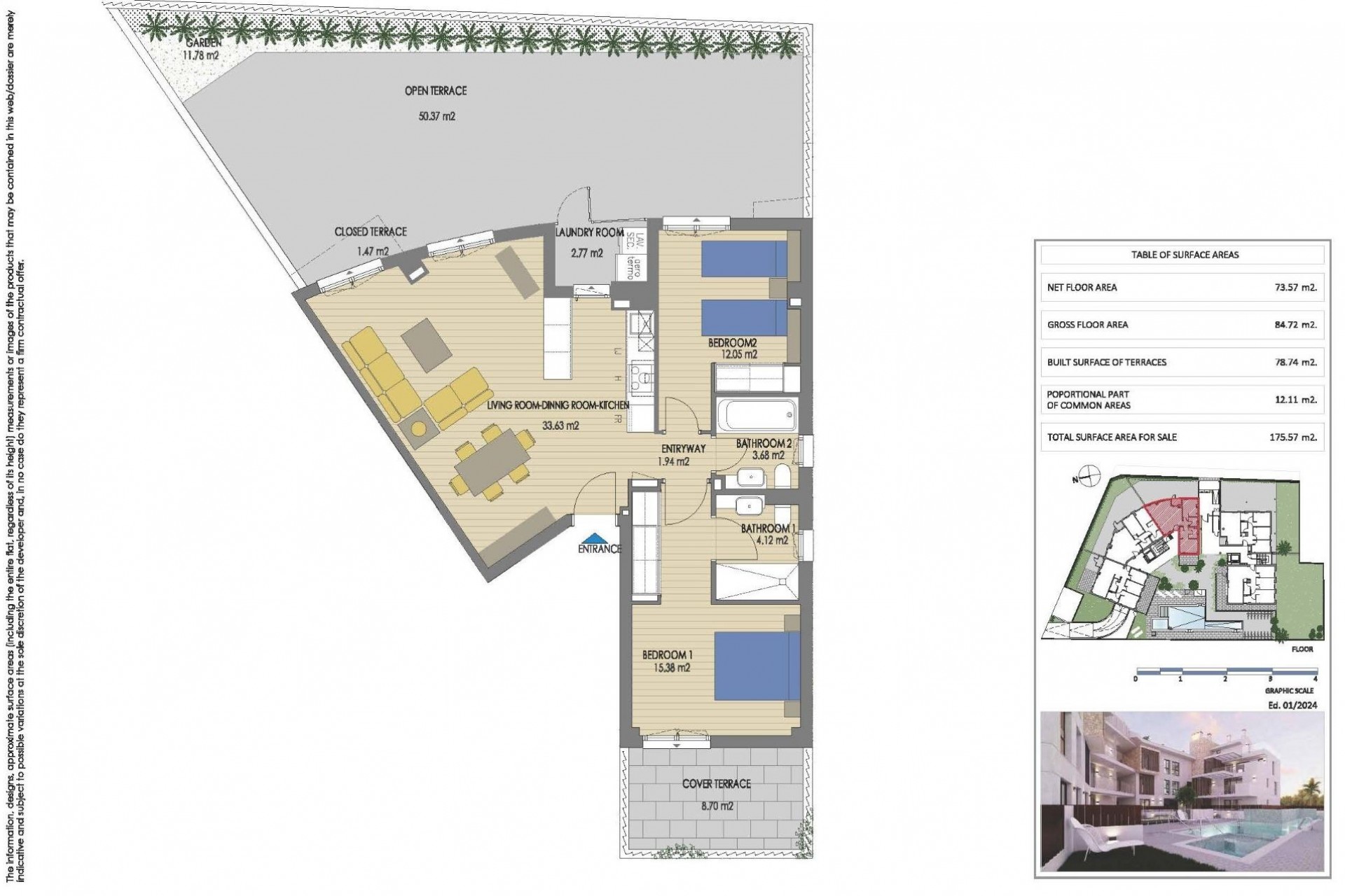 New Build - Ground floor apartment -
Jávea Xàbia