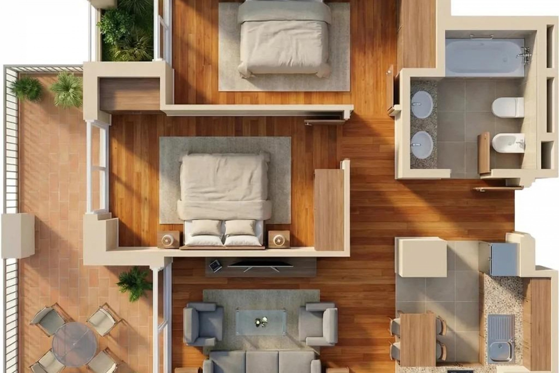 New Build - Ground floor apartment -
Vera