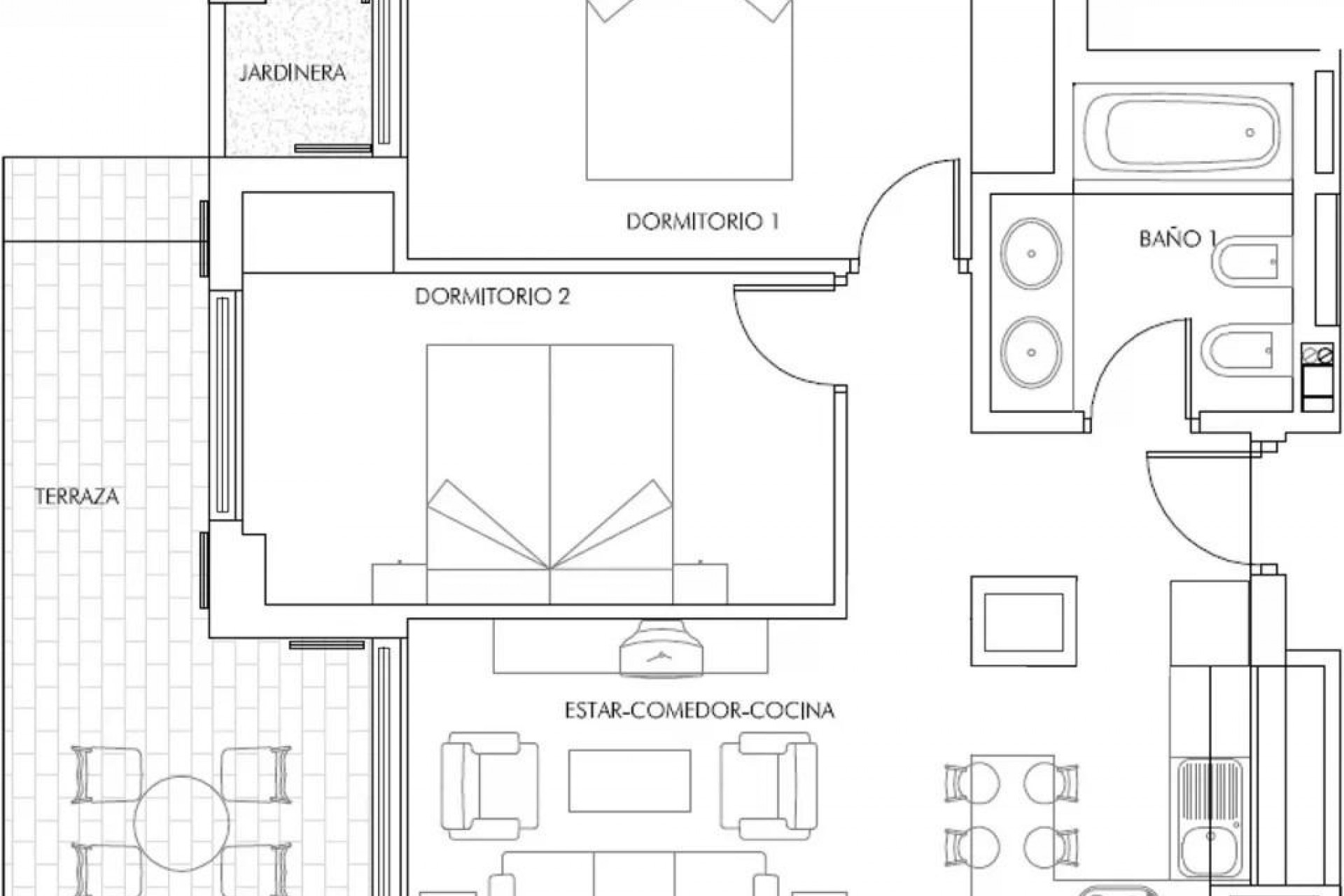 New Build - Ground floor apartment -
Vera
