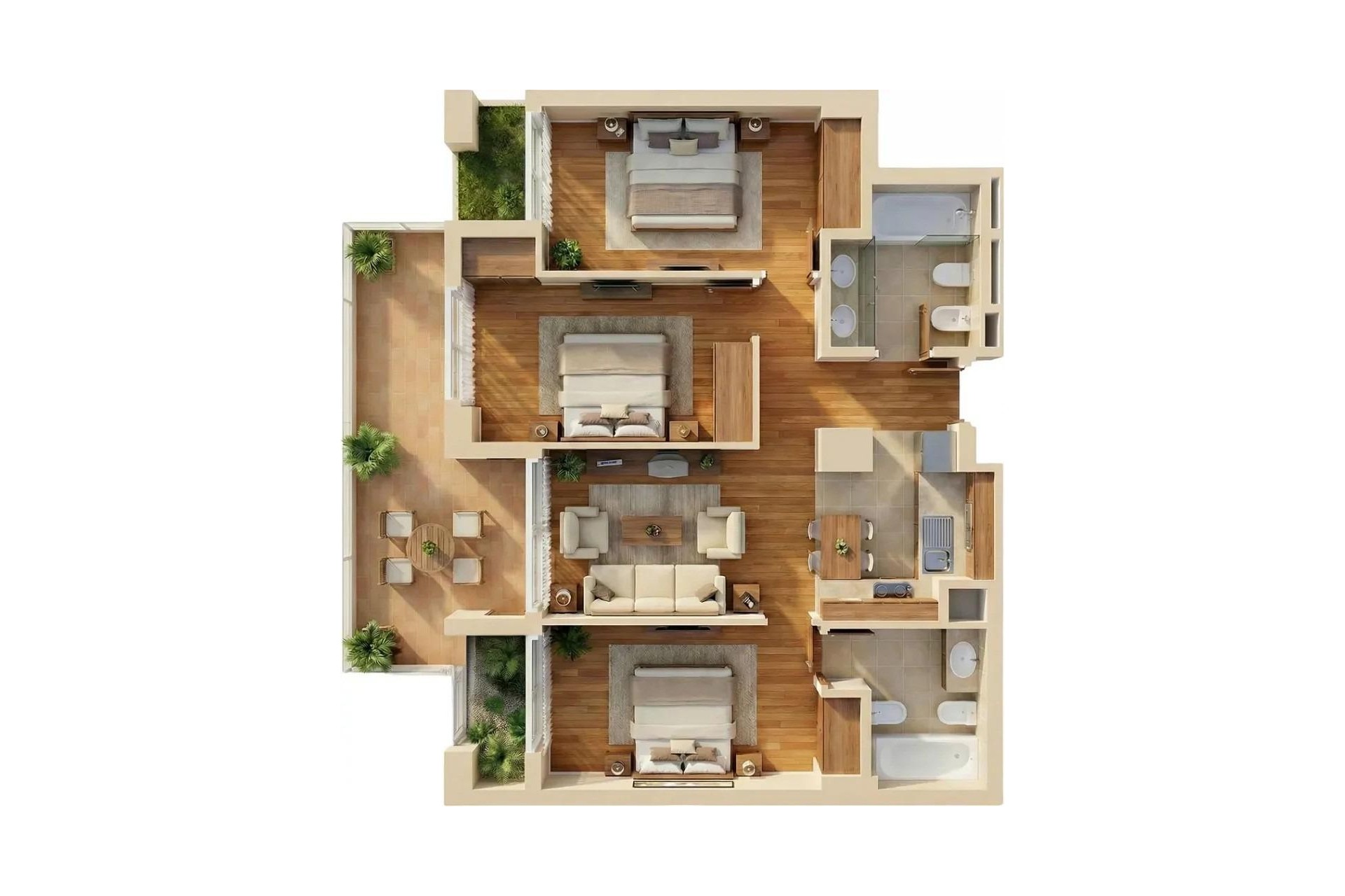 New Build - Ground floor apartment -
Vera