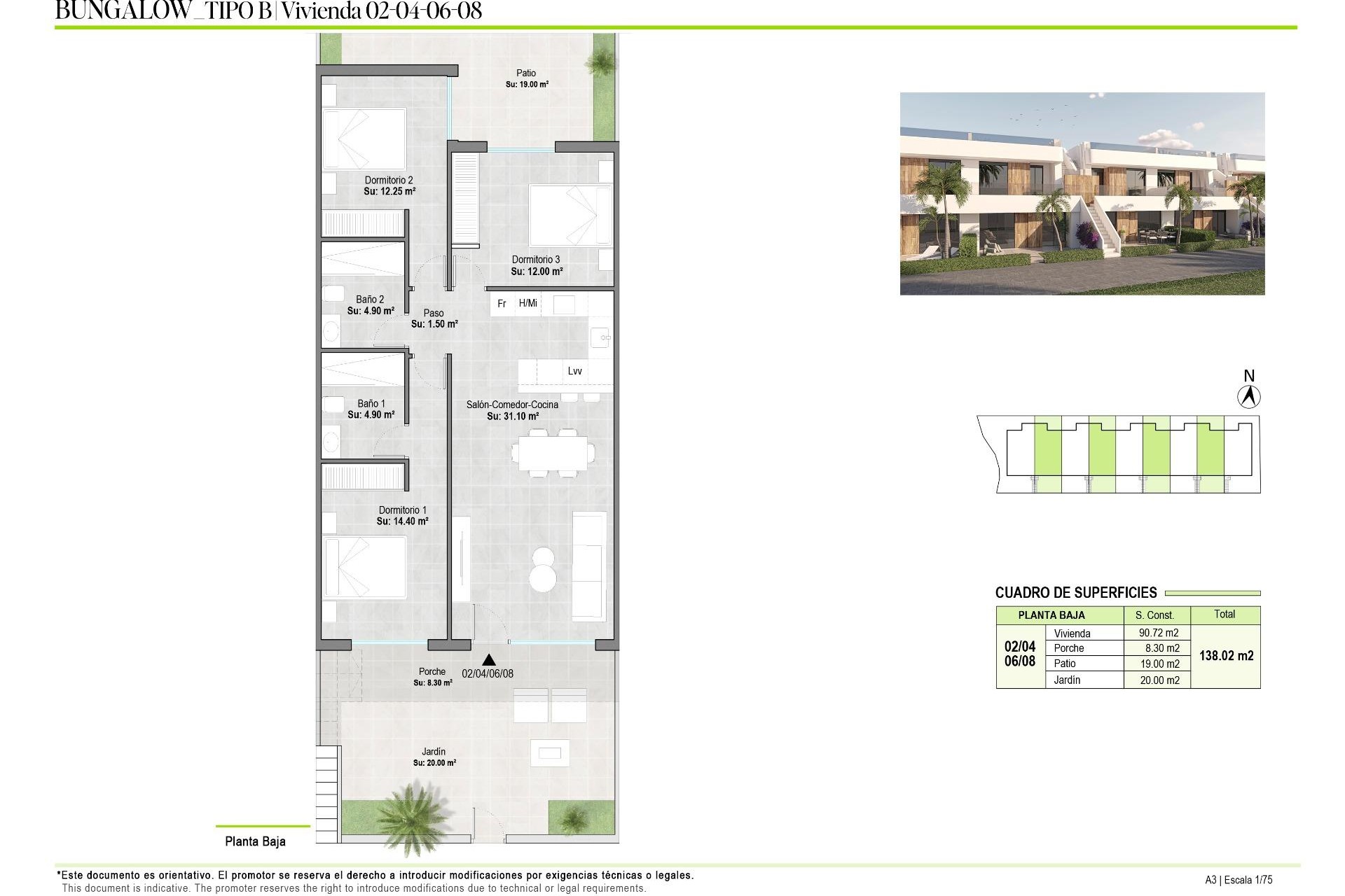 New Build - Ground Floor Bungalow -
Alhama de Murcia