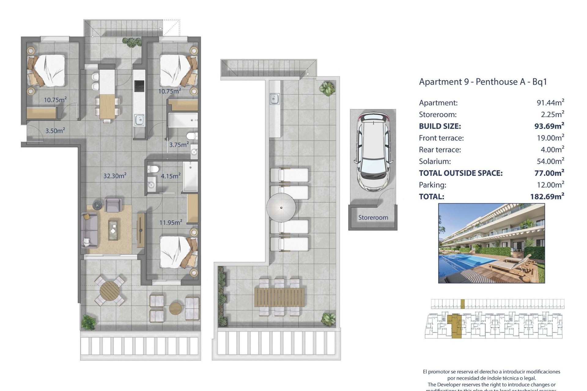 New Build - Penthouse -
Los Alcazares - Los Alcázares