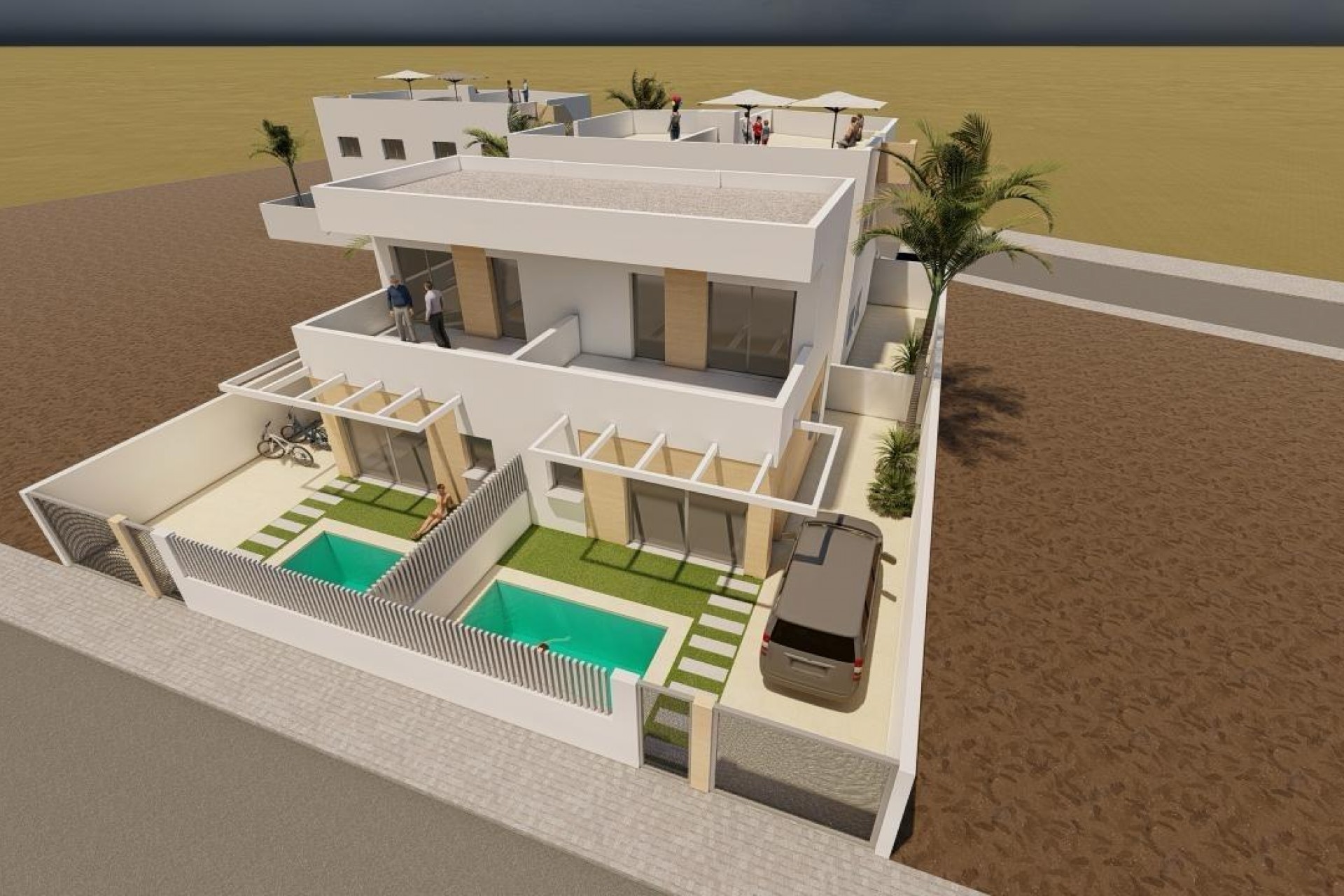New Build - Semidetached -
Puerto de mazarron