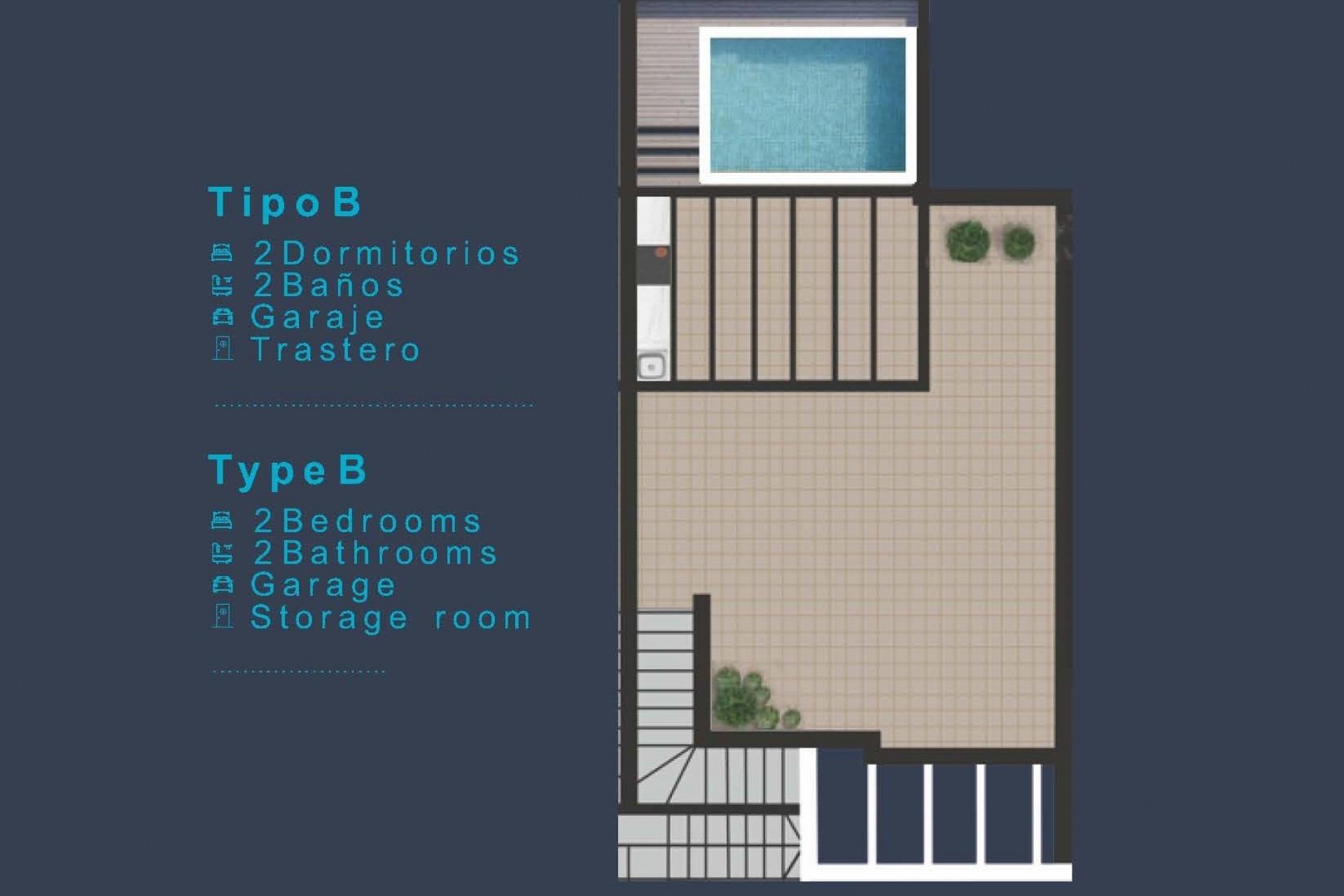 New Build - Top Floor Bungalow -
San Pedro del Pinatar