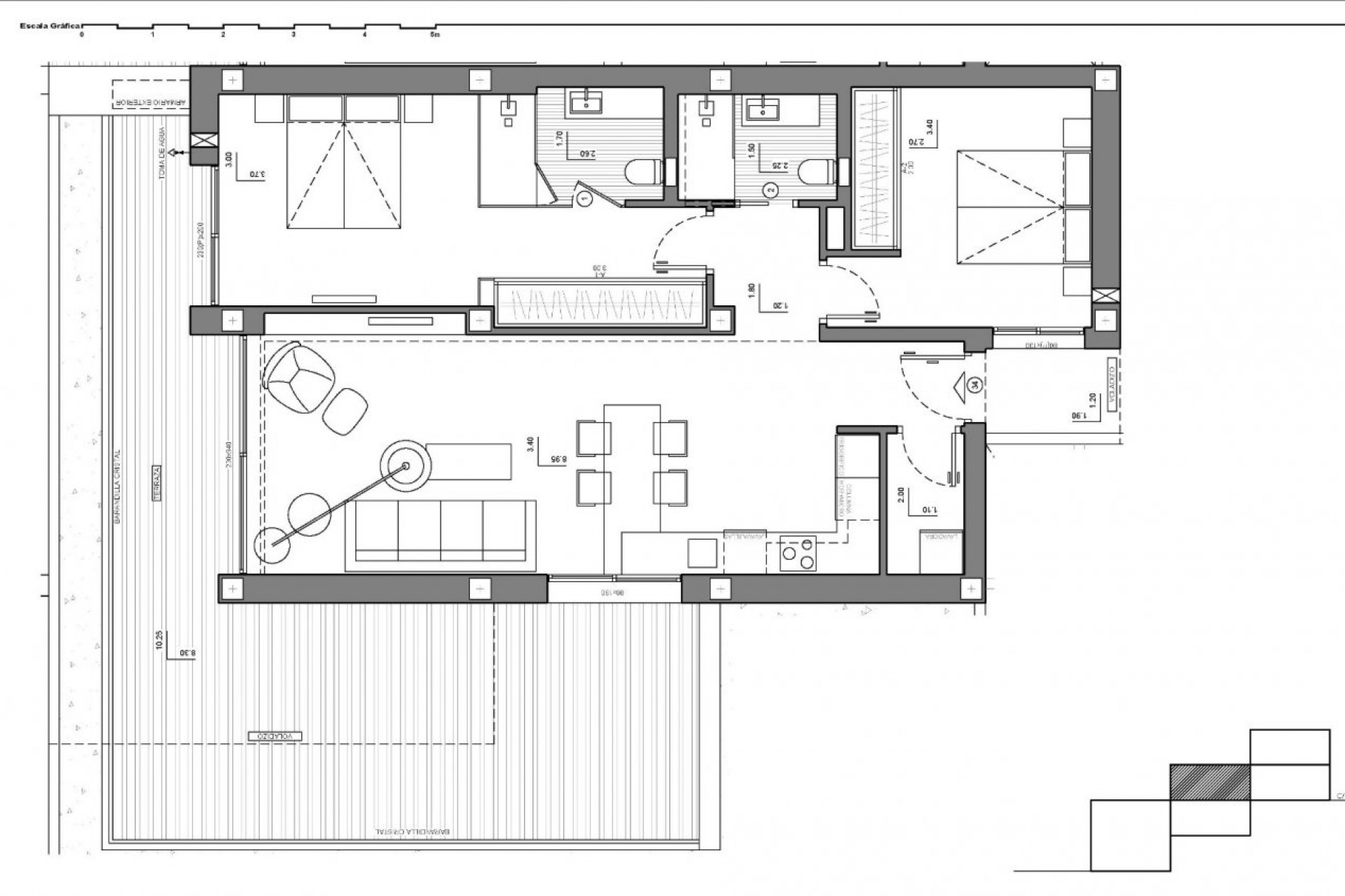 Nieuwbouw Woningen - Appartement -
Benitachell - Cumbre del sol