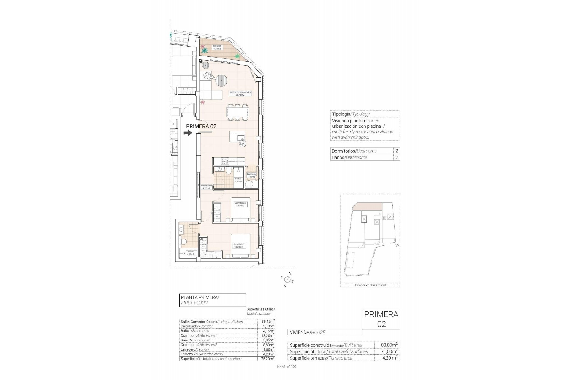 Nieuwbouw Woningen - Appartement -
Hondón de las Nieves - Pueblo