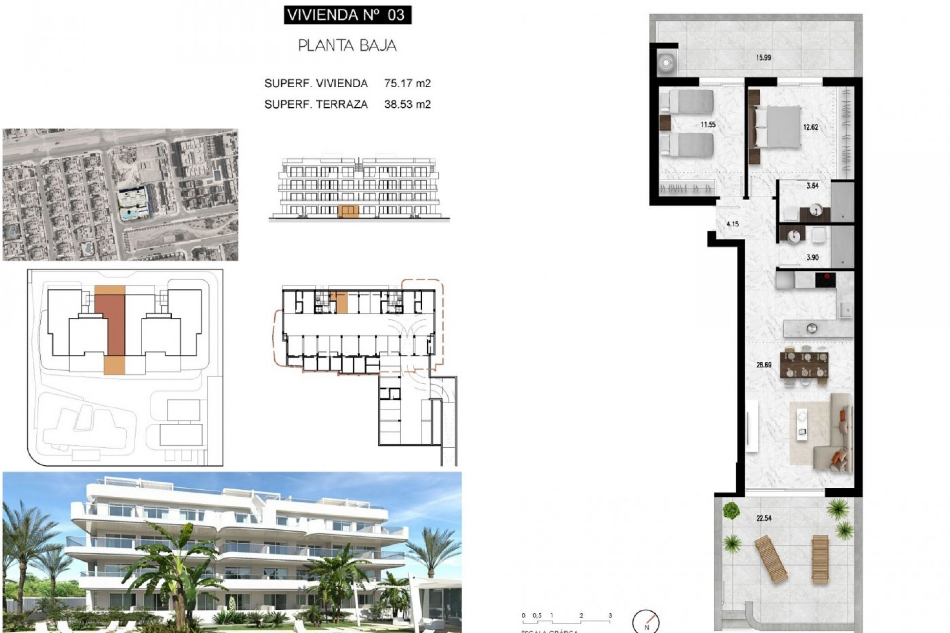 Nieuwbouw Woningen - Appartement -
Orihuela Costa - Lomas De Cabo Roig