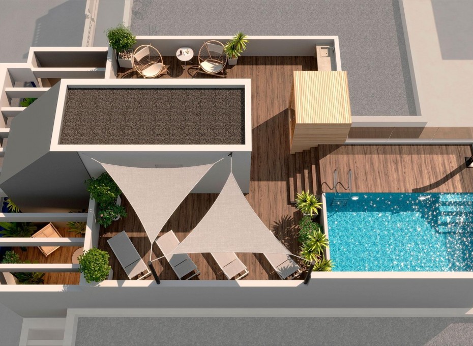 Nieuwbouw Woningen - Appartement -
Torrevieja - Playa del Acequión