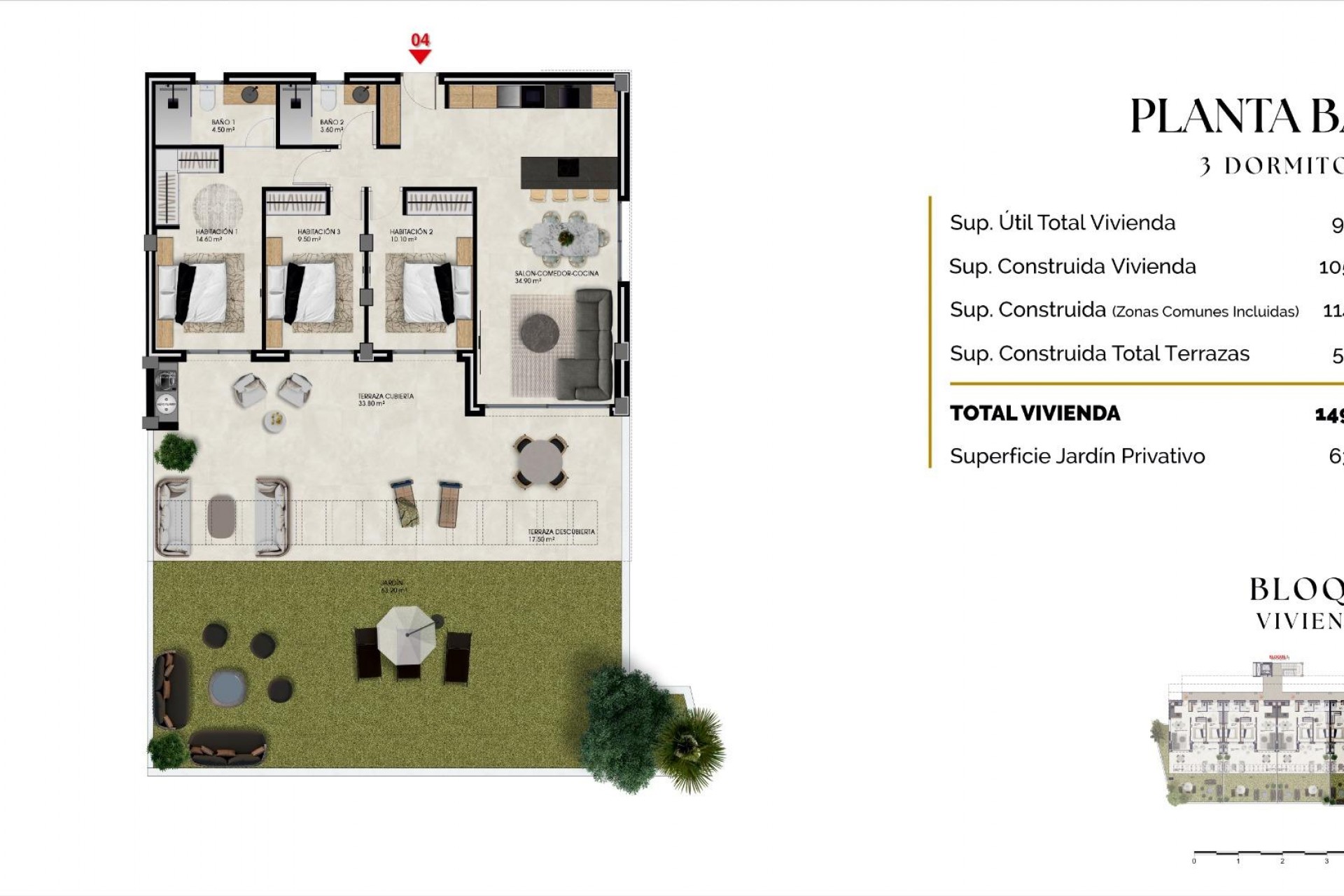 Nieuwbouw Woningen - Ground floor apartment -
Finestrat