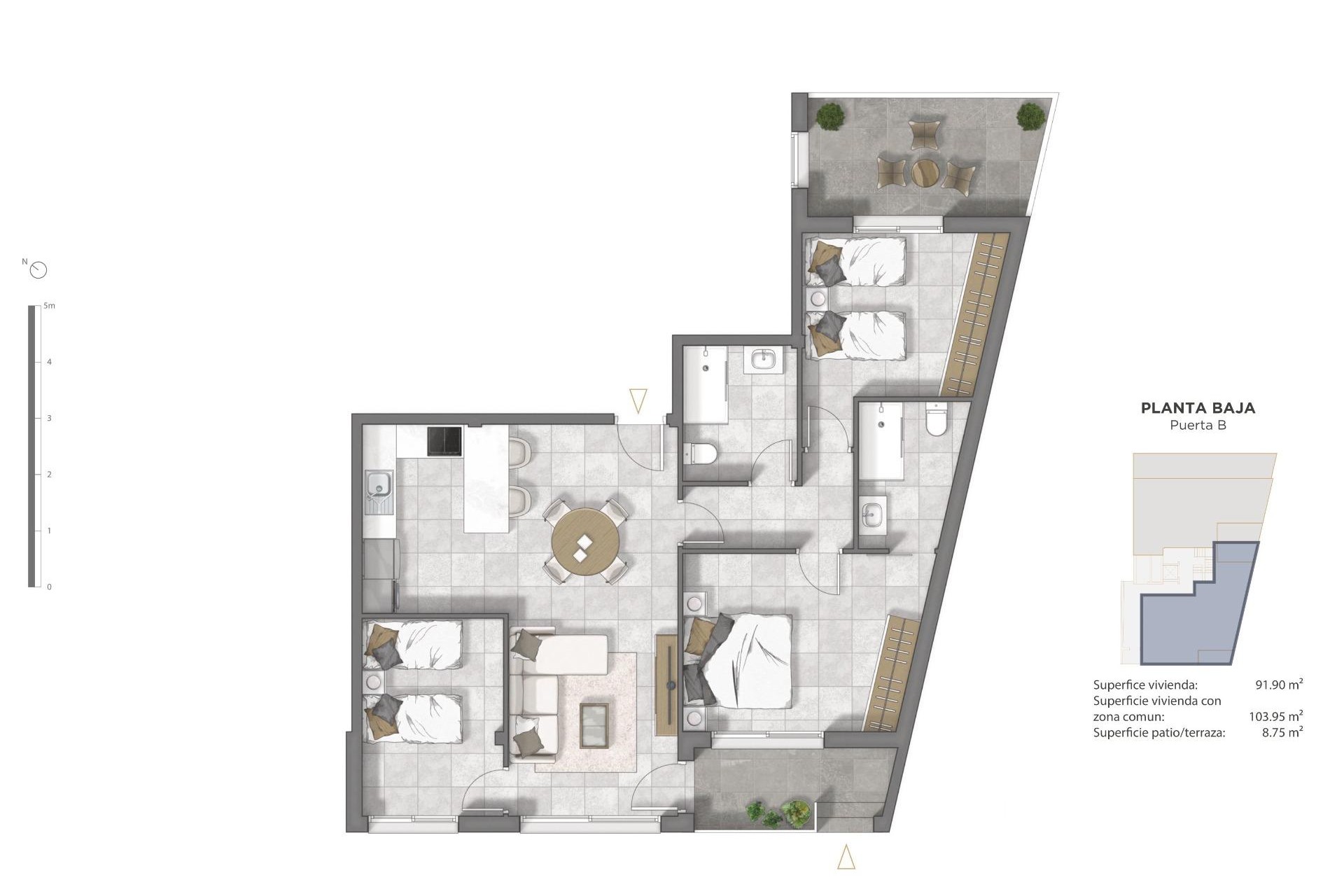 Nieuwbouw Woningen - Ground floor apartment -
Guardamar del Segura - guardamar del segura