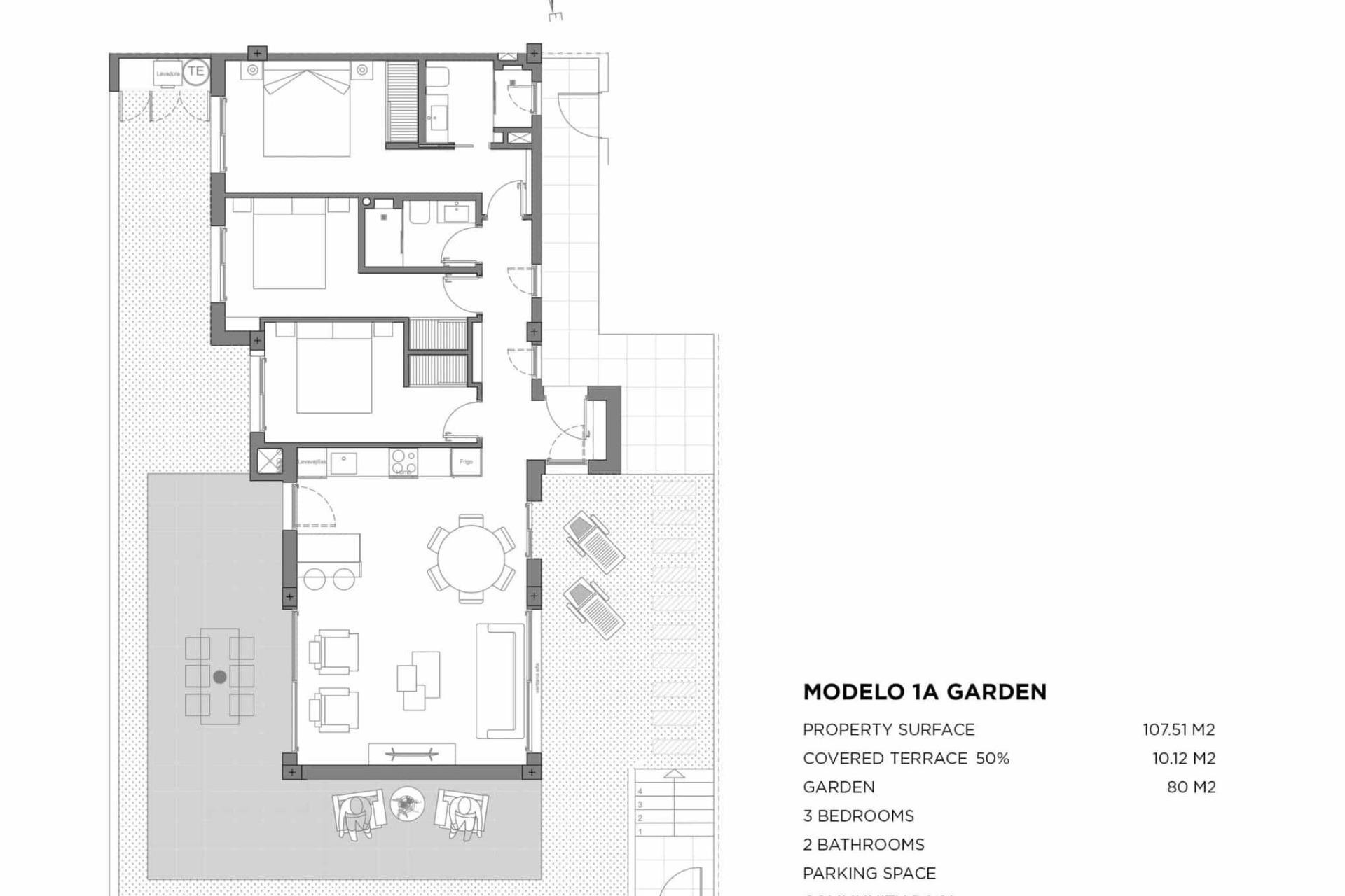 Nieuwbouw Woningen - Ground floor apartment -
Los Alcazares - Los Alcázares