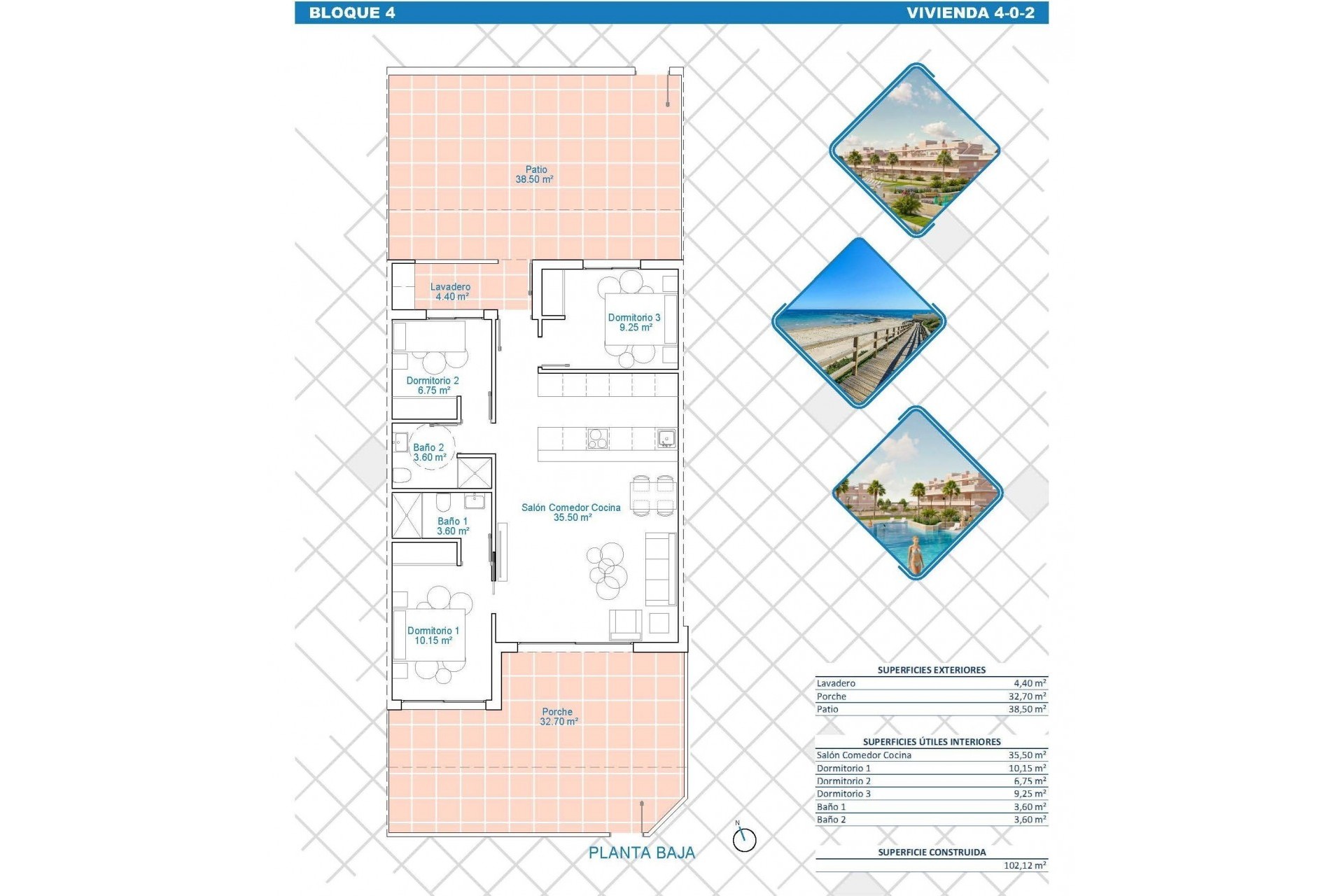 Nieuwbouw Woningen - Ground floor apartment -
Pilar de la Horadada