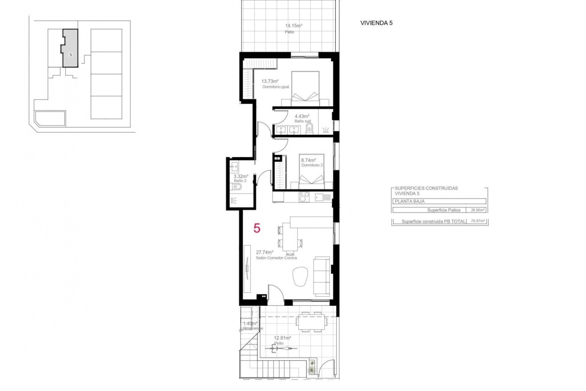 Nieuwbouw Woningen - Ground Floor Bungalow -
Pilar de la Horadada