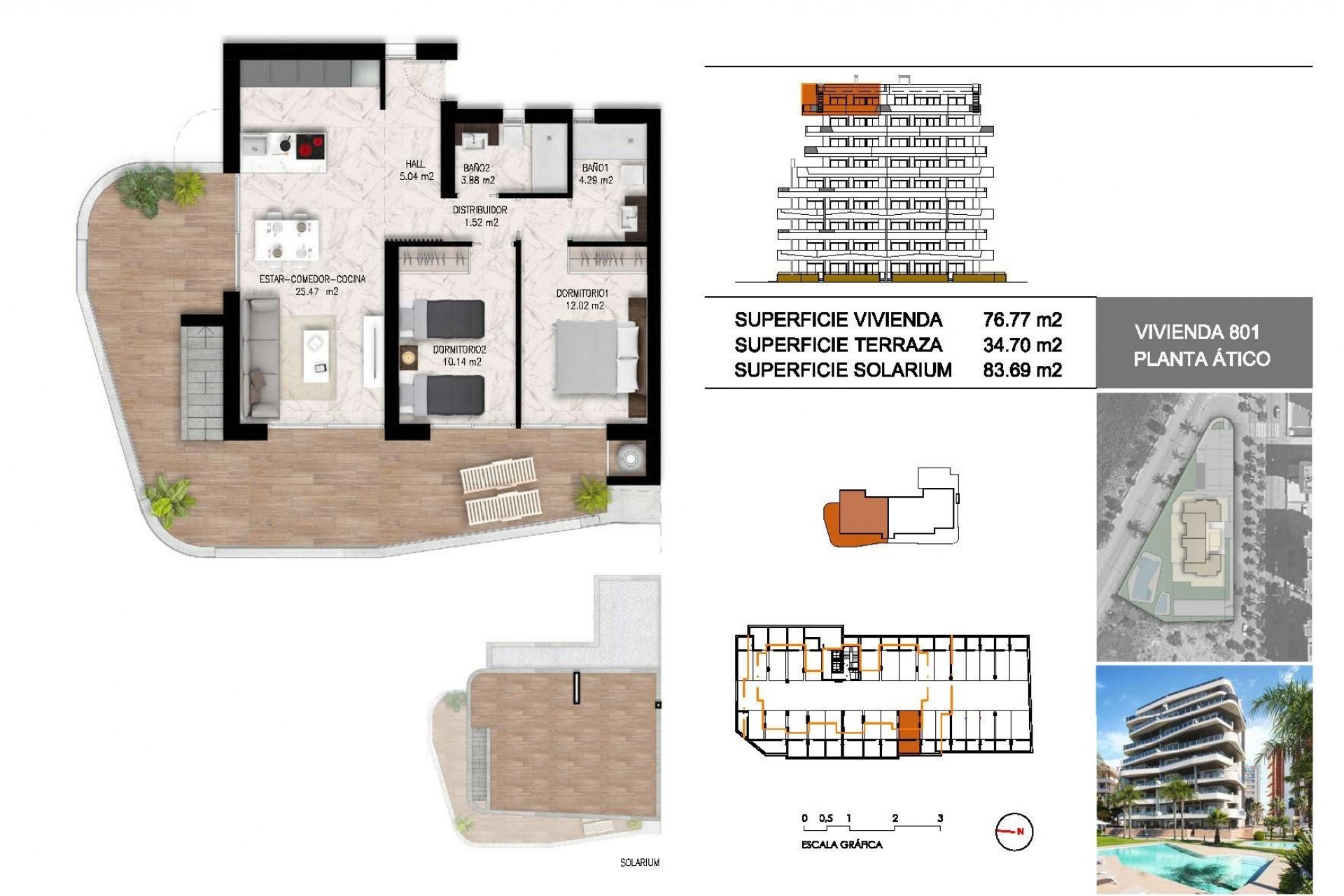 Nieuwbouw Woningen - Penthouse -
Guardamar del Segura - PUERTO