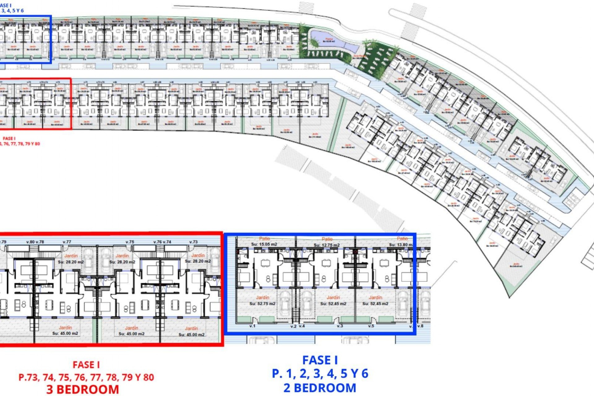 Nieuwbouw Woningen - Top Floor Bungalow -
Alhama de Murcia