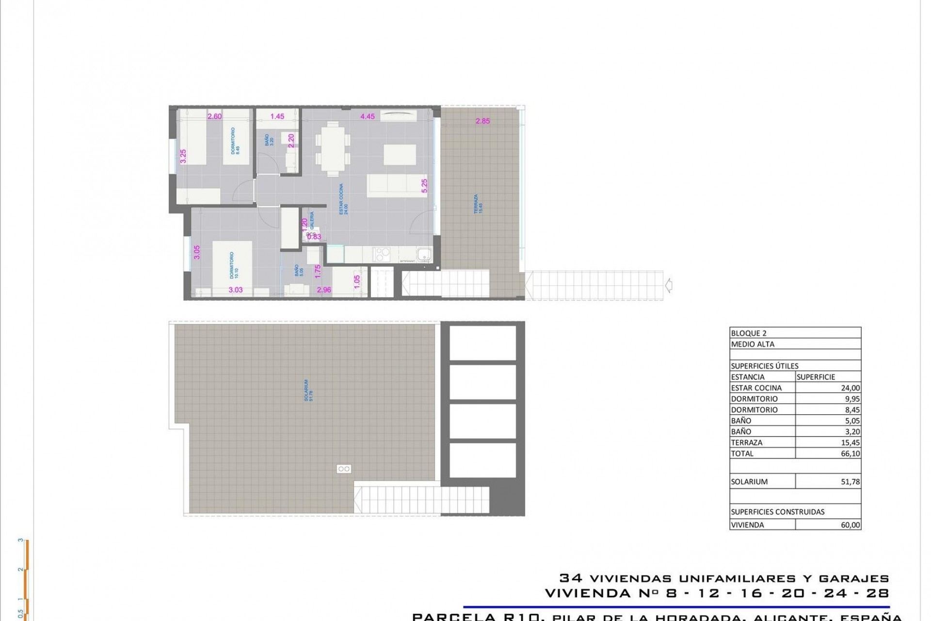 Nieuwbouw Woningen - Top Floor Bungalow -
Pilar de la Horadada