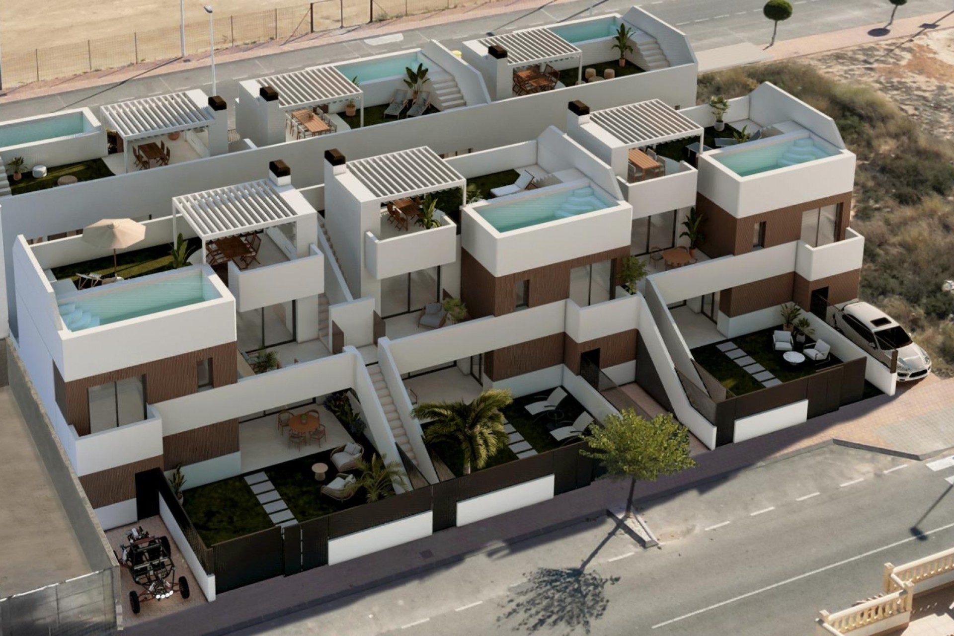 Nieuwbouw Woningen - Top Floor Bungalow -
San Pedro del Pinatar