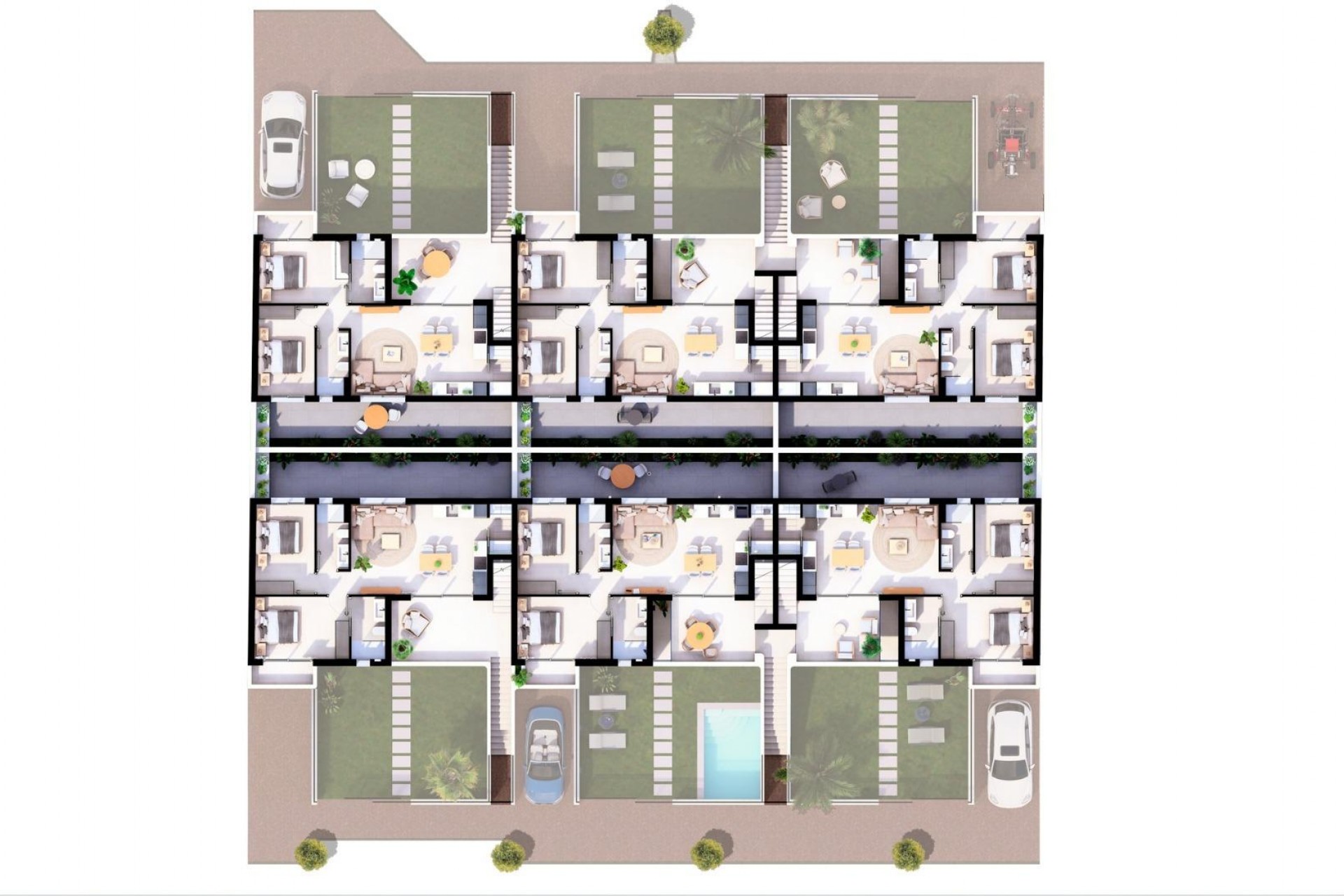 Nieuwbouw Woningen - Top Floor Bungalow -
San Pedro del Pinatar