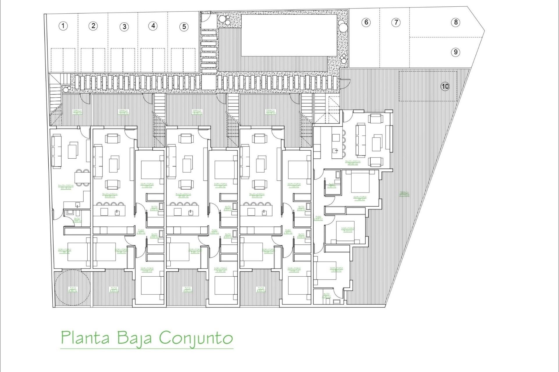 Nieuwbouw Woningen - Top Floor Bungalow -
San Pedro del Pinatar