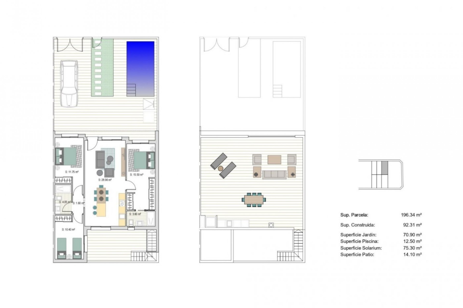 Nieuwbouw Woningen - Town house -
San Javier - Parque del doce