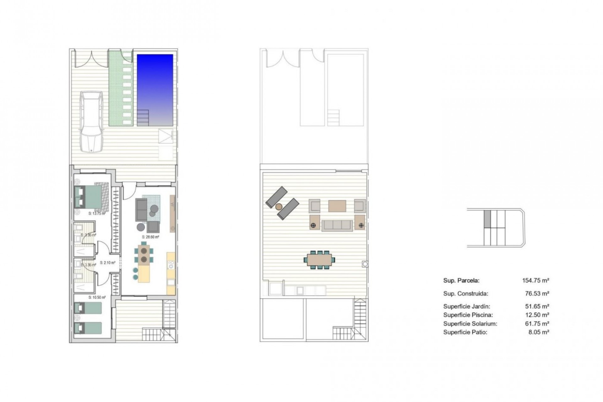 Nieuwbouw Woningen - Town house -
San Javier - Parque del doce