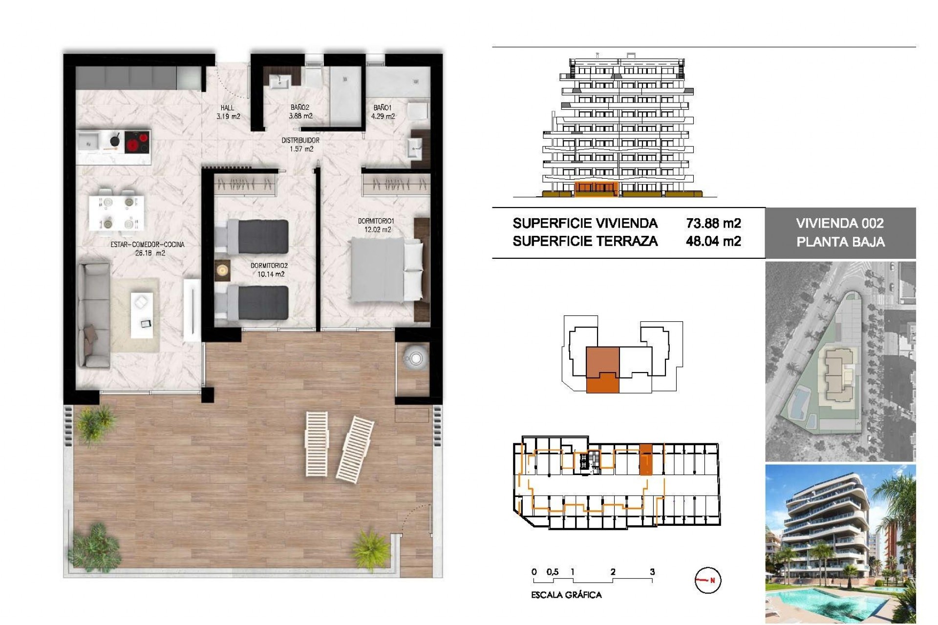 Nouvelle construction - Apartment -
Guardamar del Segura - PUERTO