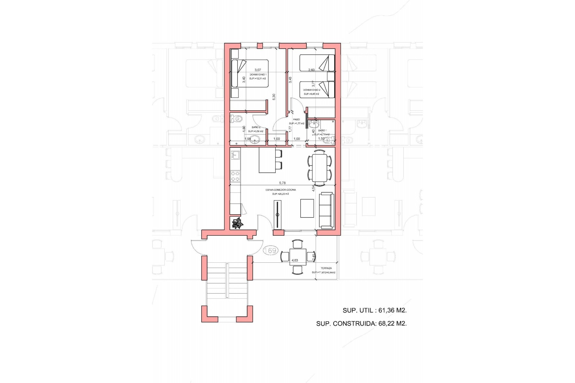 Nouvelle construction - Attique -
Fuente Alamo