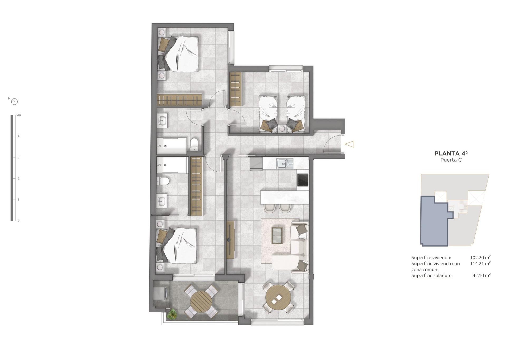 Nouvelle construction - Attique -
Guardamar del Segura - Pueblo