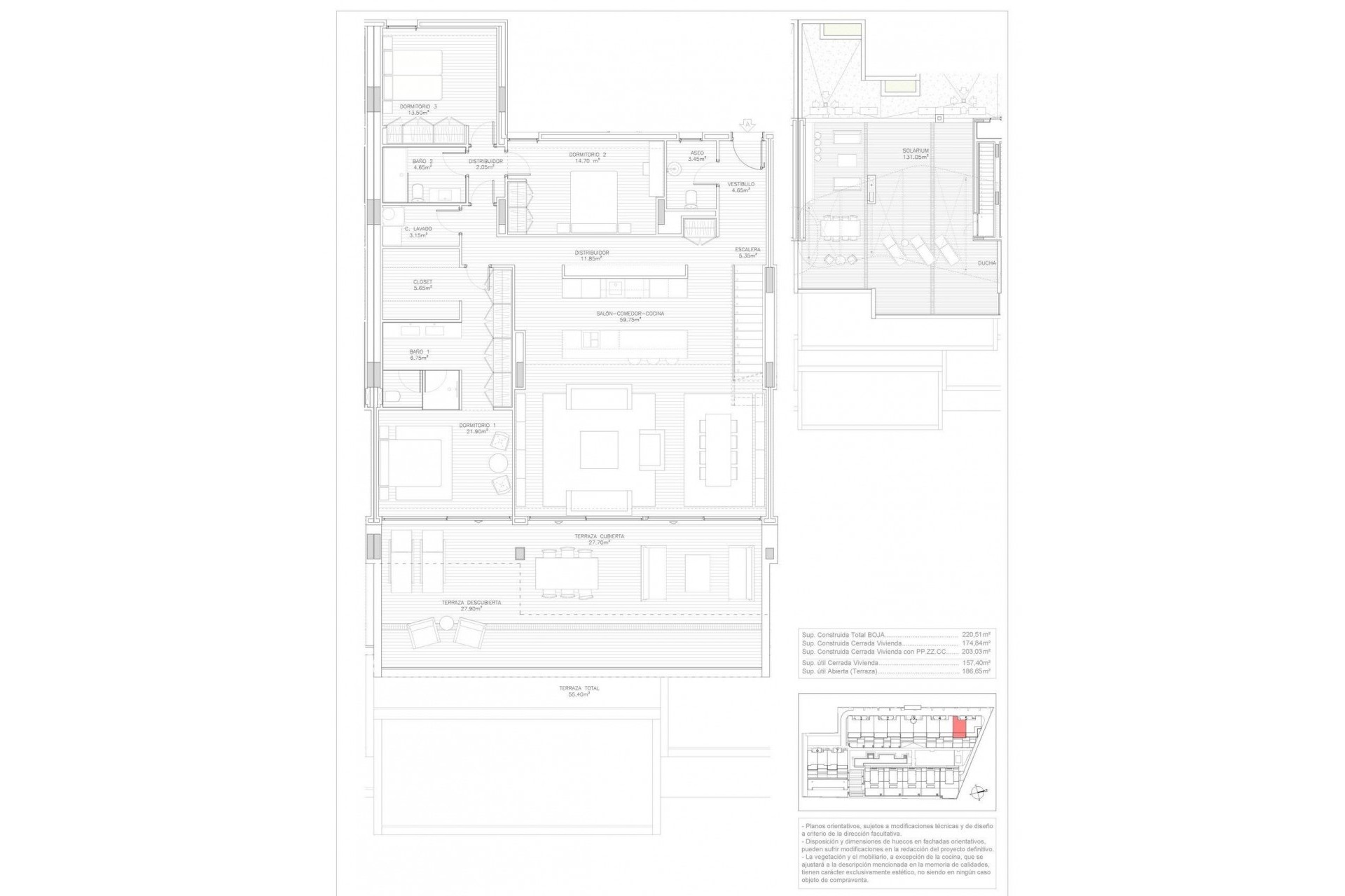 Nouvelle construction - Attique -
Manilva - Playa de la chullera