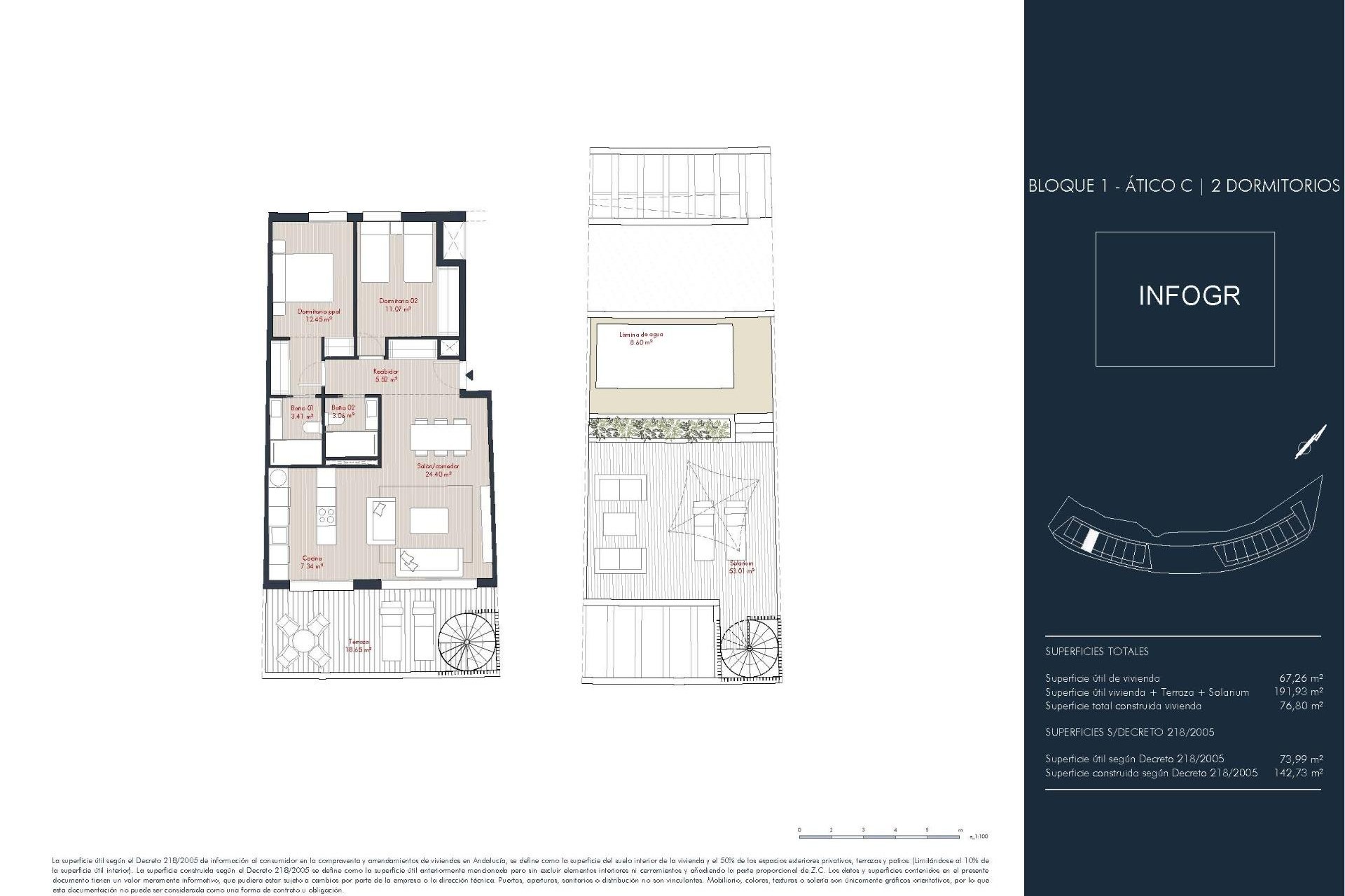 Nouvelle construction - Attique -
Manilva